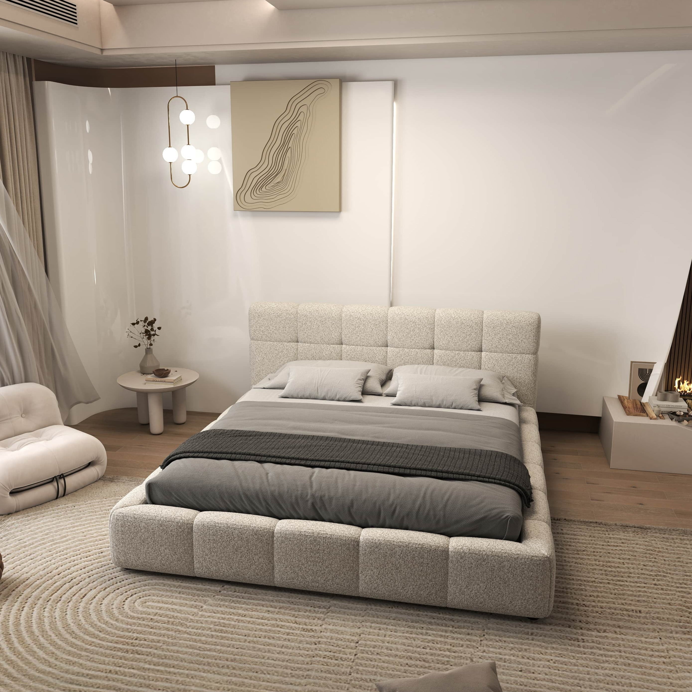 Cum să Alegi un Pat Tapițat pentru Spații Mici: Idei și Soluții Inteligente