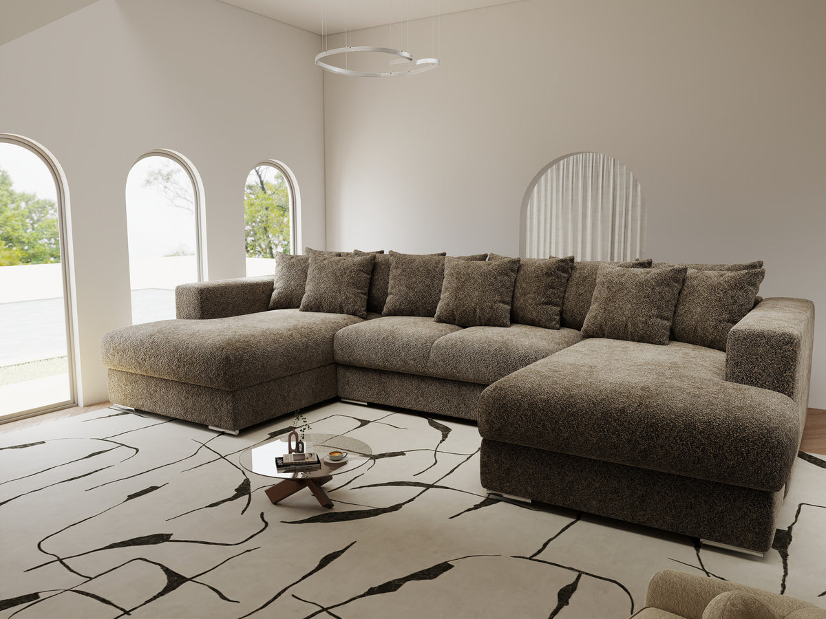 Colțar extensibil dumonde Gloria U Arena Antelope 340x167 cm — imagine 2