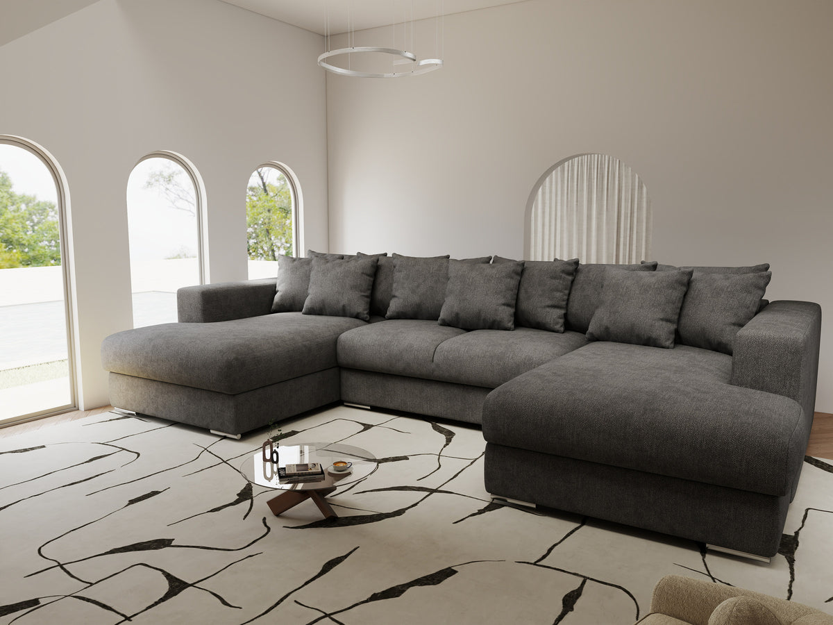 Colțar extensibil dumonde Gloria U Enjoy Kaki 340x167 cm — imagine 2