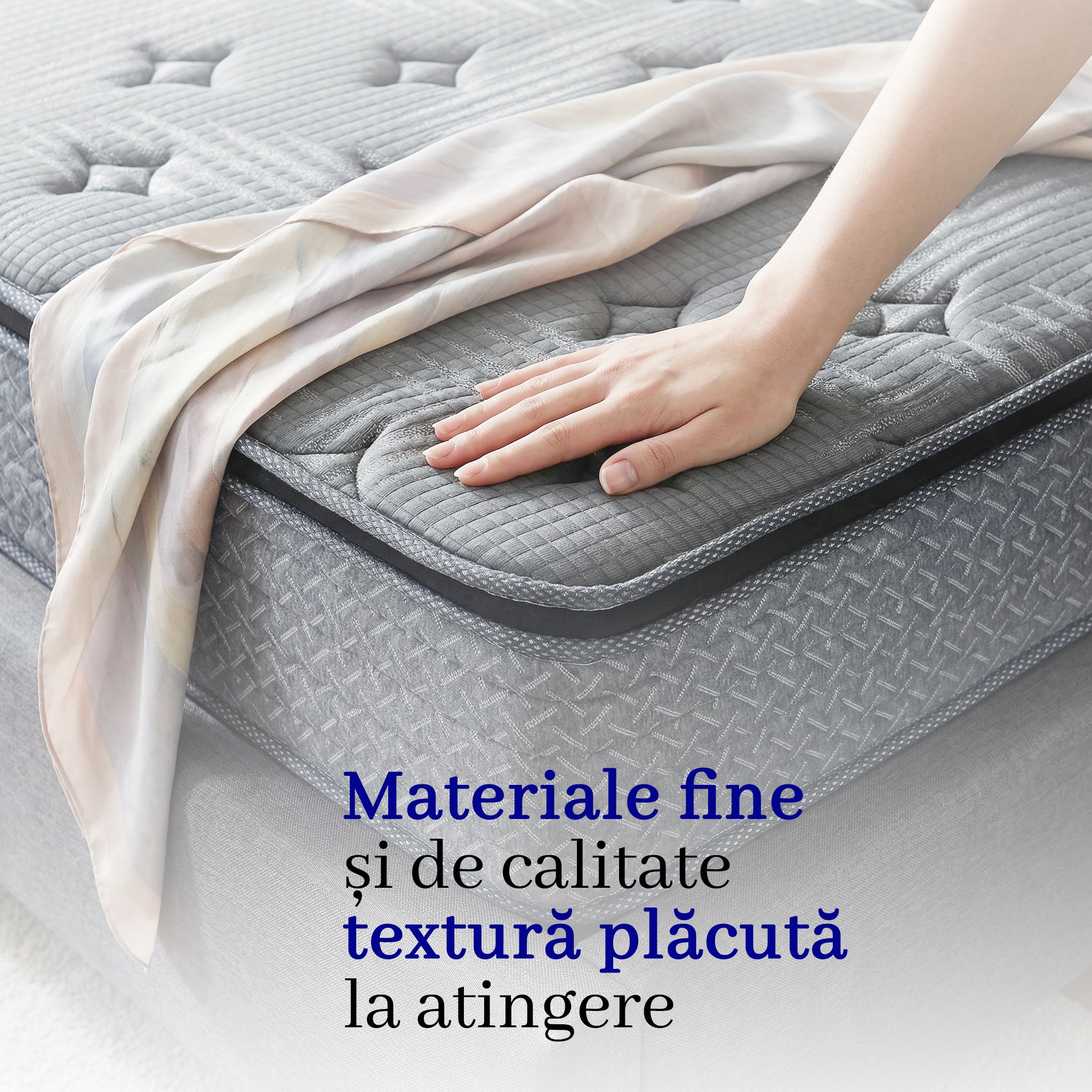 Saltea dumonde Nobelle Relax Pocket 160x200 cm, arcuri individuale, spuma inalta densitate, superortopedica, grosime 25 cm