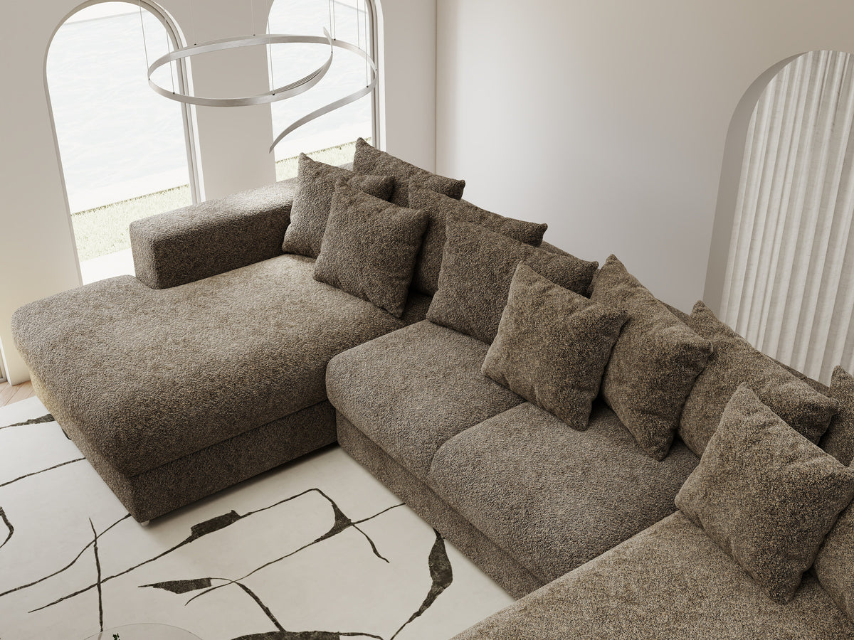 Colțar extensibil dumonde Gloria U Arena Antelope 340x167 cm — imagine 8