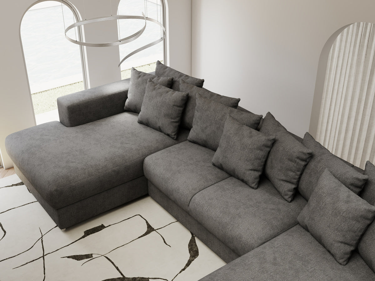 Colțar extensibil dumonde Gloria U Enjoy Kaki 340x167 cm — imagine 8
