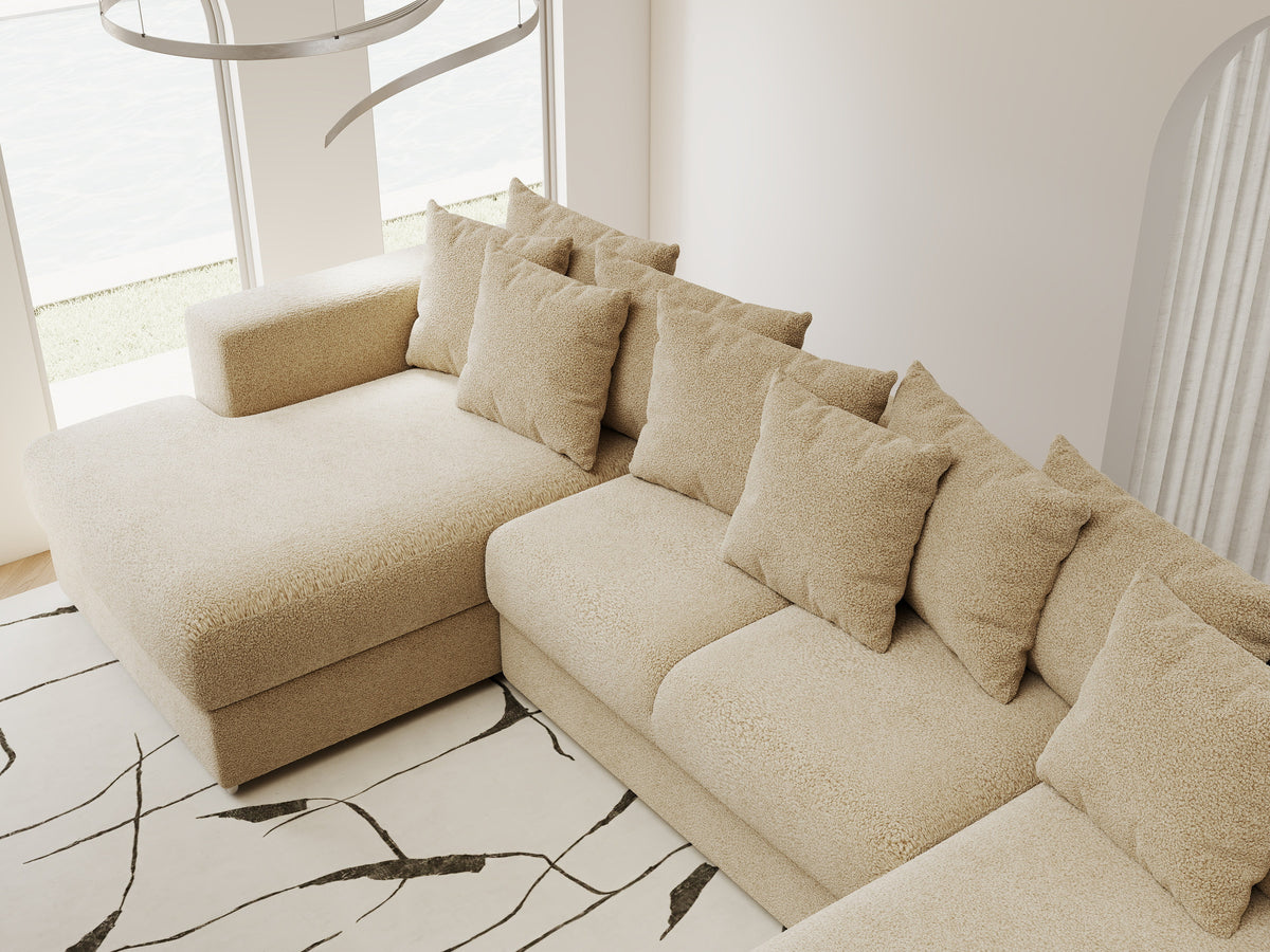 Colțar extensibil dumonde Gloria U Quelle Antelope 340x167 cm — imagine 8