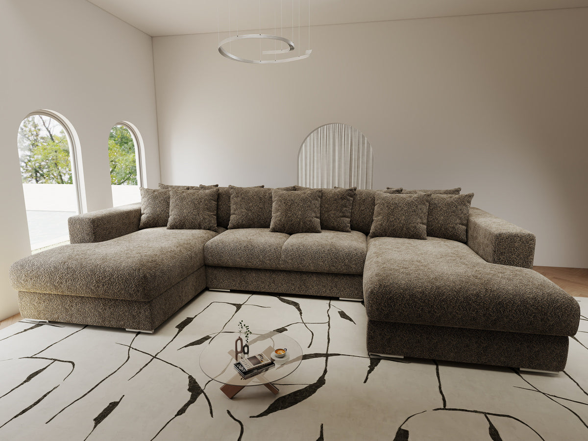 Colțar extensibil dumonde Gloria U Arena Antelope 340x167 cm — imagine 9