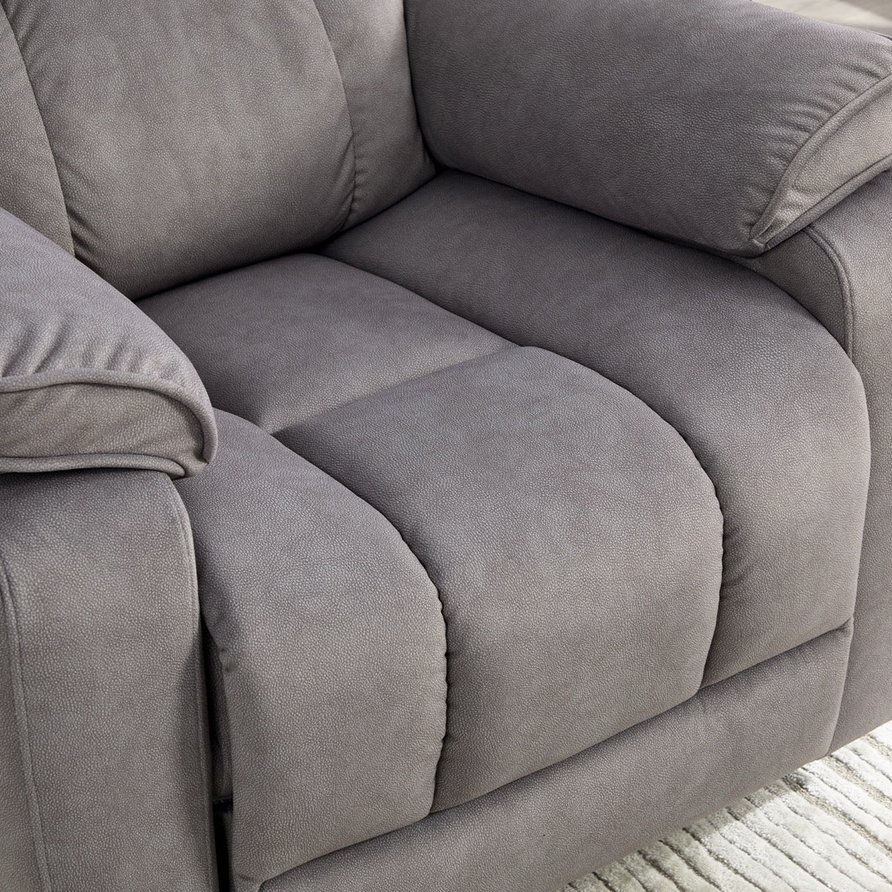 Fotoliu recliner electric dumonde cu funcție de balansare ,rotire și incarcare wirelles Elvara