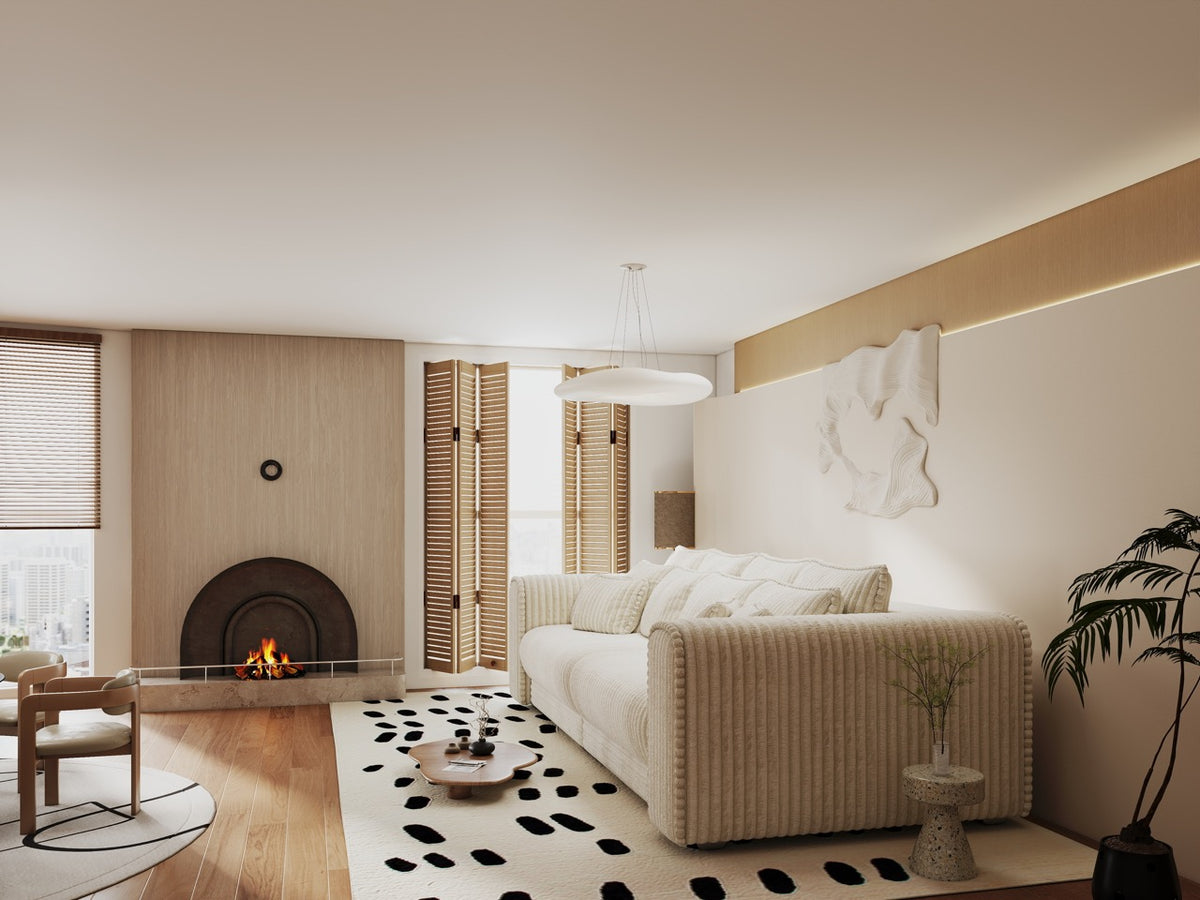 Canapea extensibilă dumonde cu ladă de depozitare Monaco XXL Tilia Crem 290x120 cm