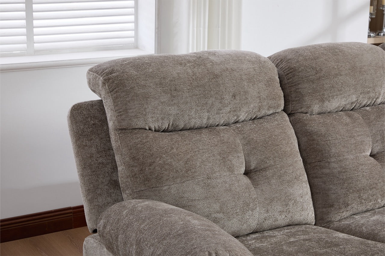 Canapea dumonde 3 locuri cu 2 reclinere manuale Norven 249x105 cm