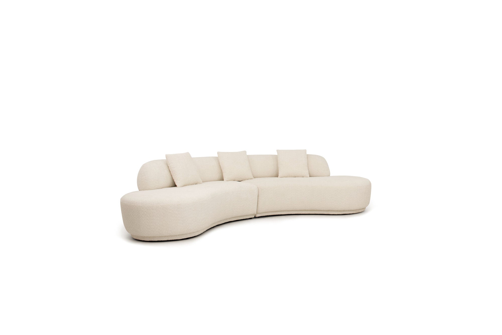 Canapea semirotunda dumonde cu șezut confortabil din spumă HR Manhattan 320x148 cm