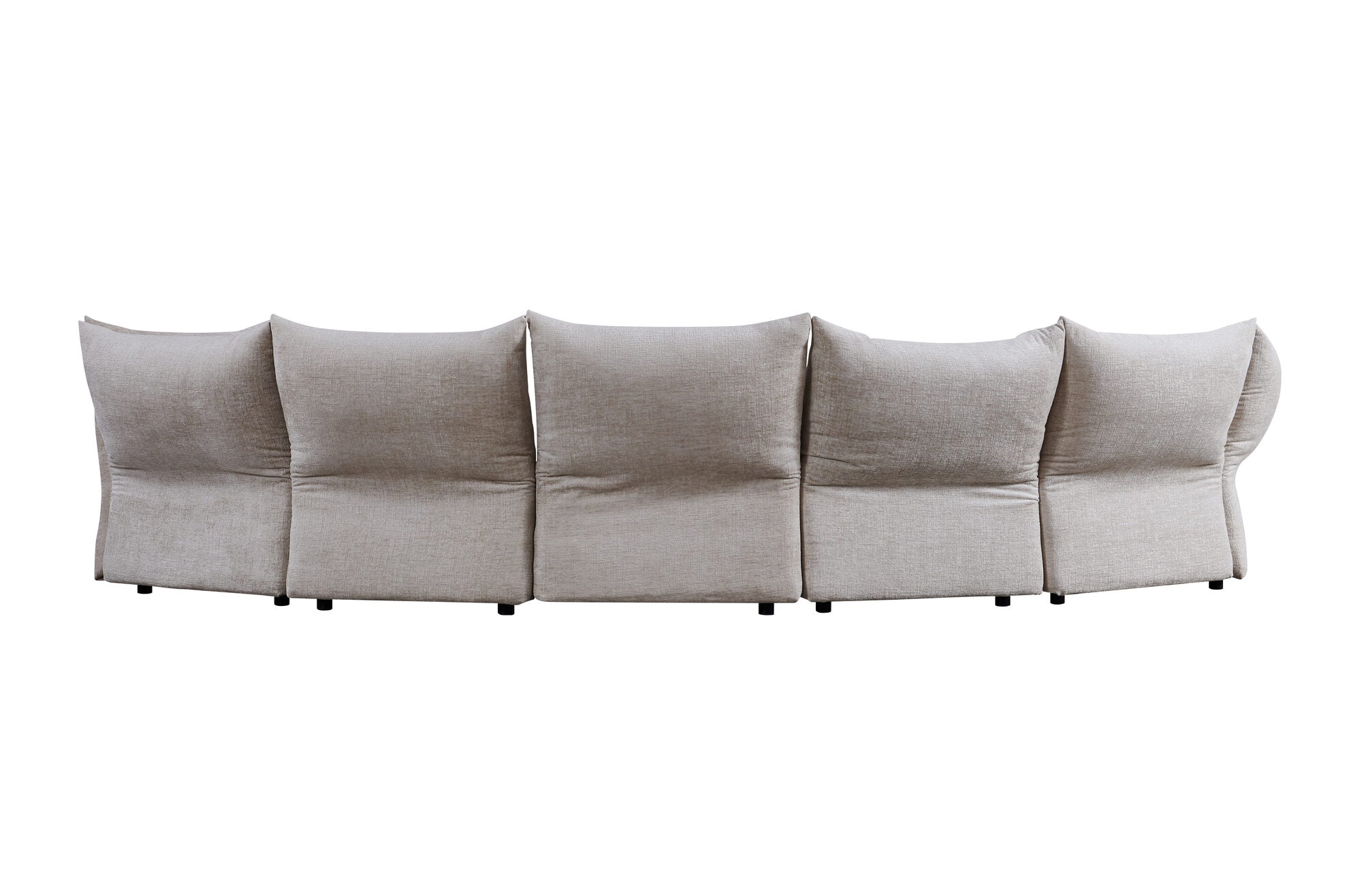 Canapea semirotunda dumonde cu șezut confortabil din spumă HR Vogue 460x131 cm