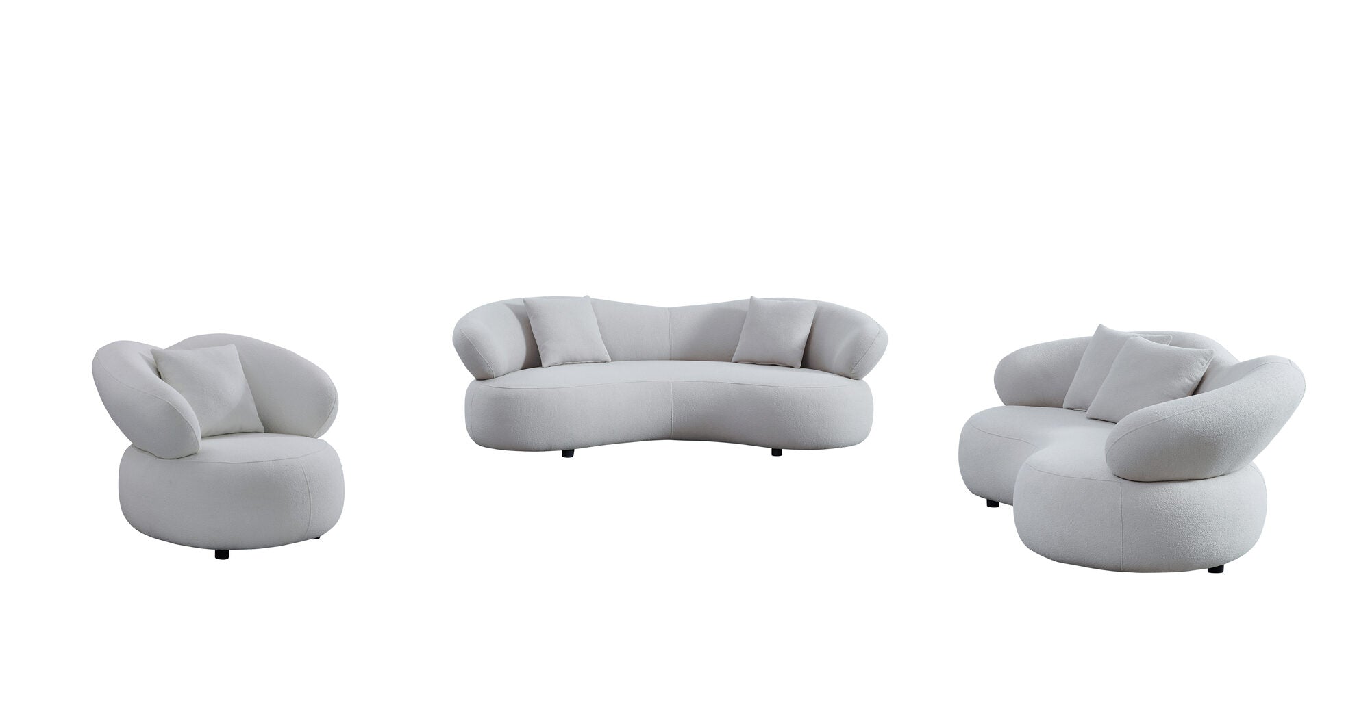 Set 3+2+1 dumonde cu șezut confortabil din spumă HR Mayfair