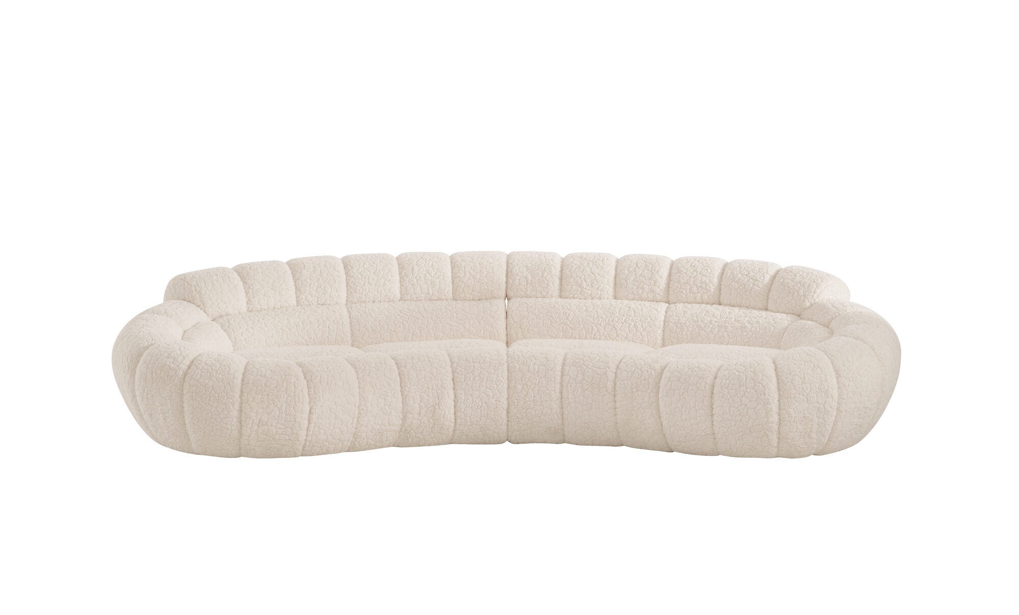 Canapea semirotunda dumonde cu șezut confortabil din spumă HR Layan 338x148 cm