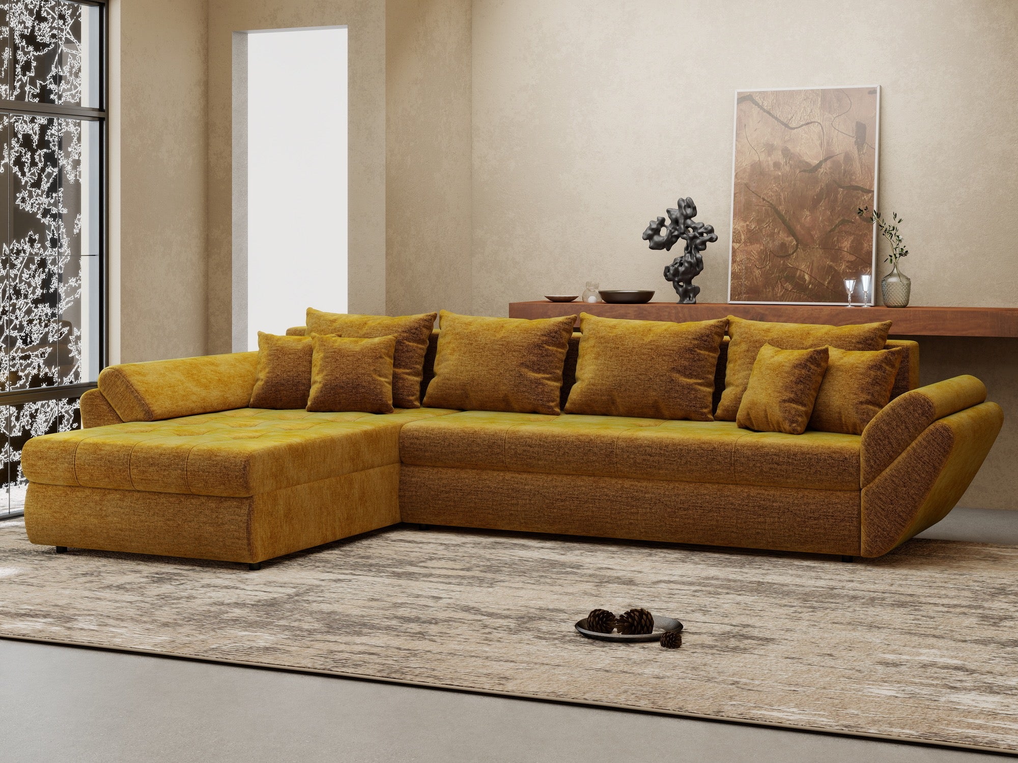 Loana XL Monolith Mustar