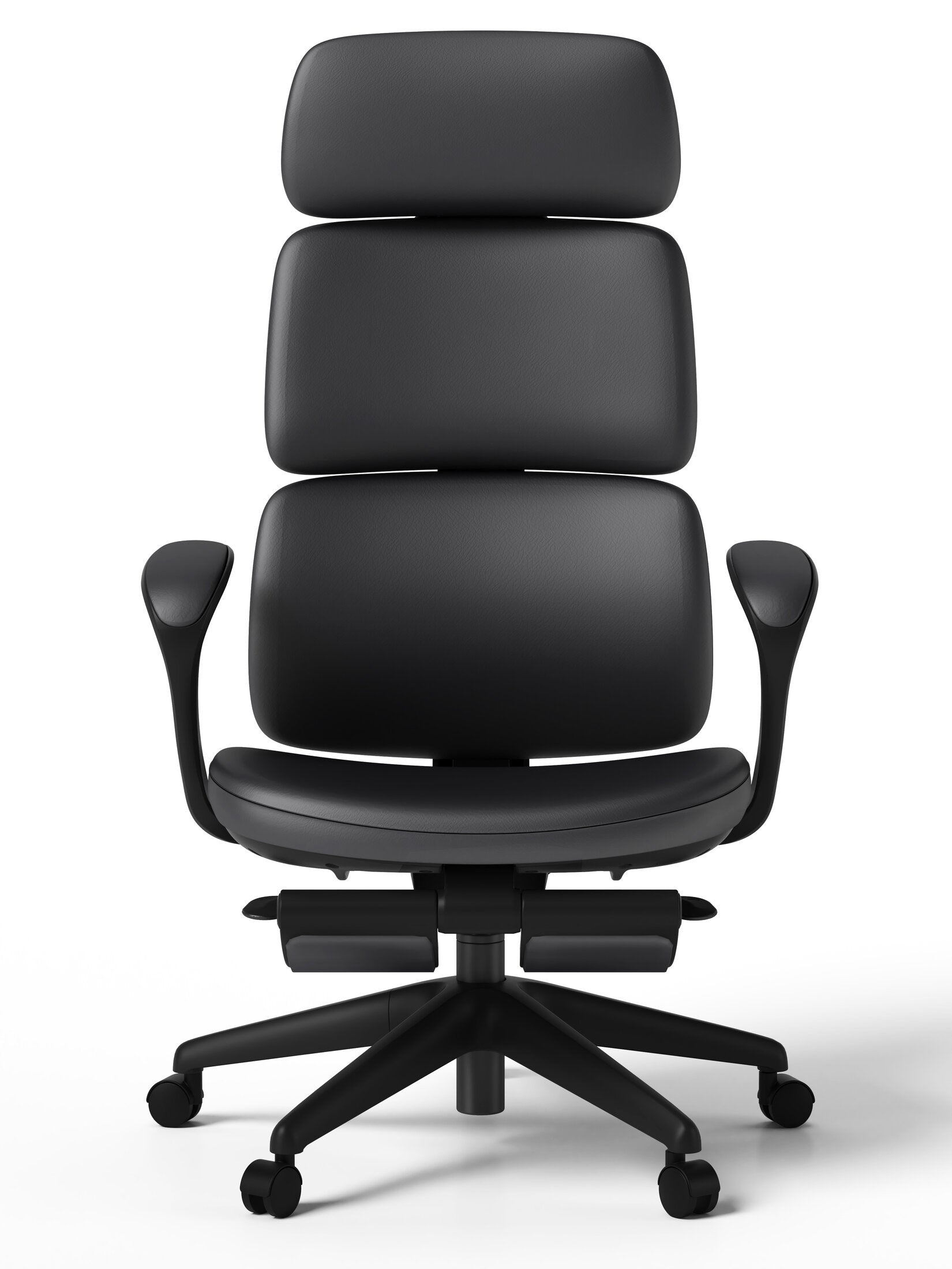 Scaun ergonomic profesional modern Neo dumonde, cotiere ultra moi, mecanism multifunctional inclinare/blocare, suport picioare, negru