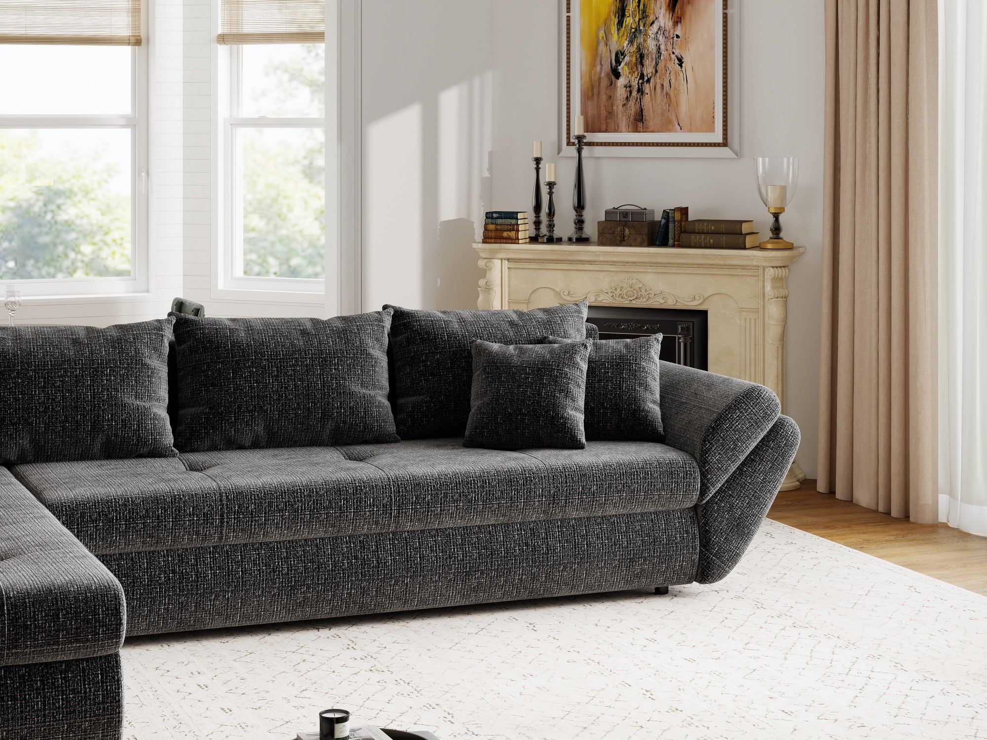 Loana XL Cremona Gri Antracit