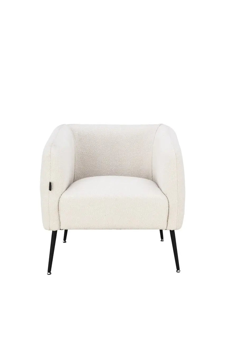 Fotoliu dumonde tapitat Bej modern Alonso 70x74cm ULK