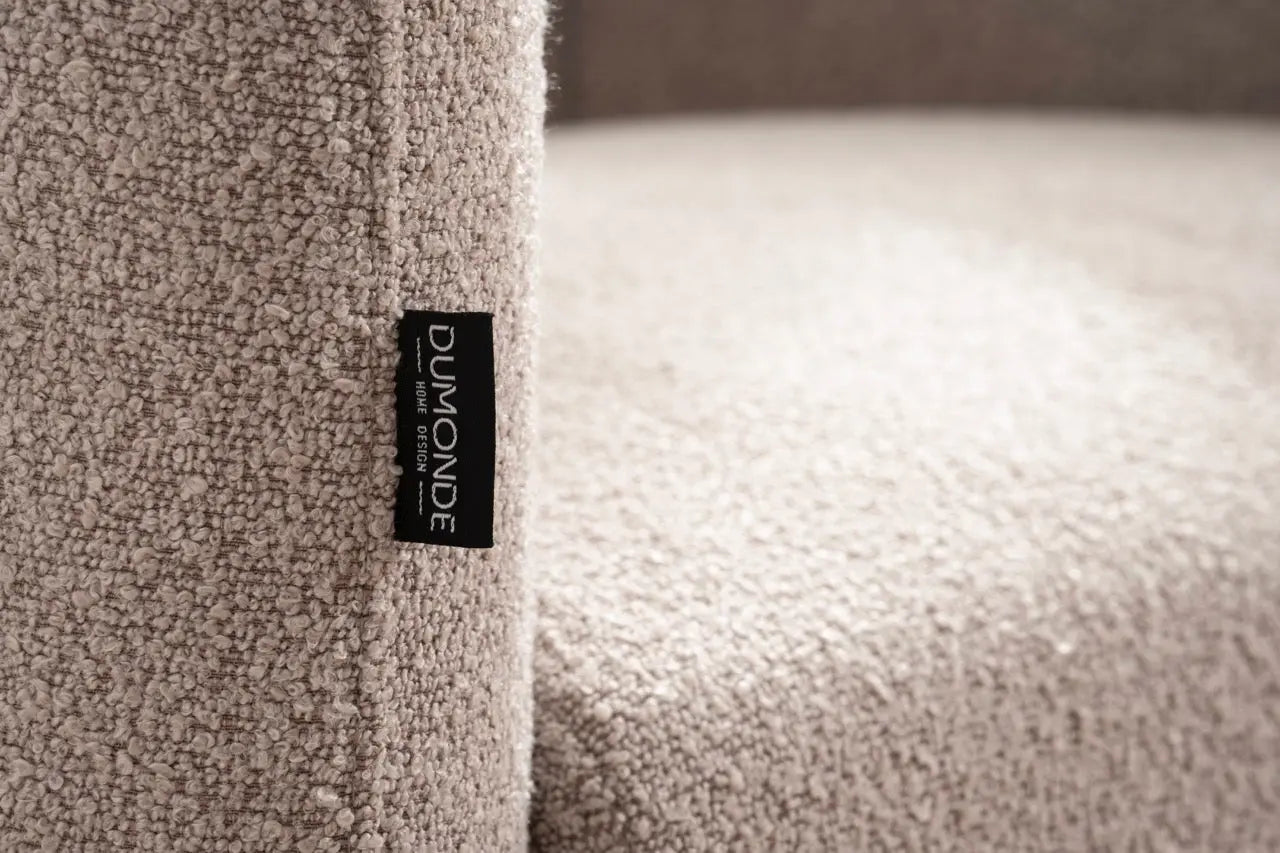 Fotoliu dumonde tapitat Gri modern Alonso 70x74cm ULK