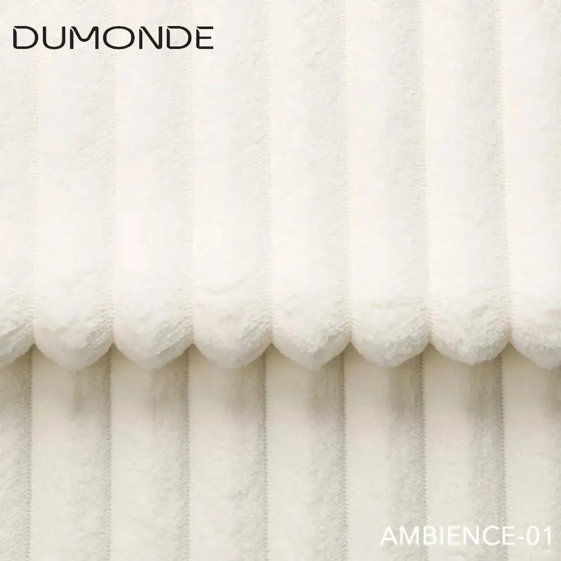 Colțar extensibil dumonde cu ladă de depozitare si sezut confortabil din spuma HR, Berlin U Ambience Ivory 380x180 cm