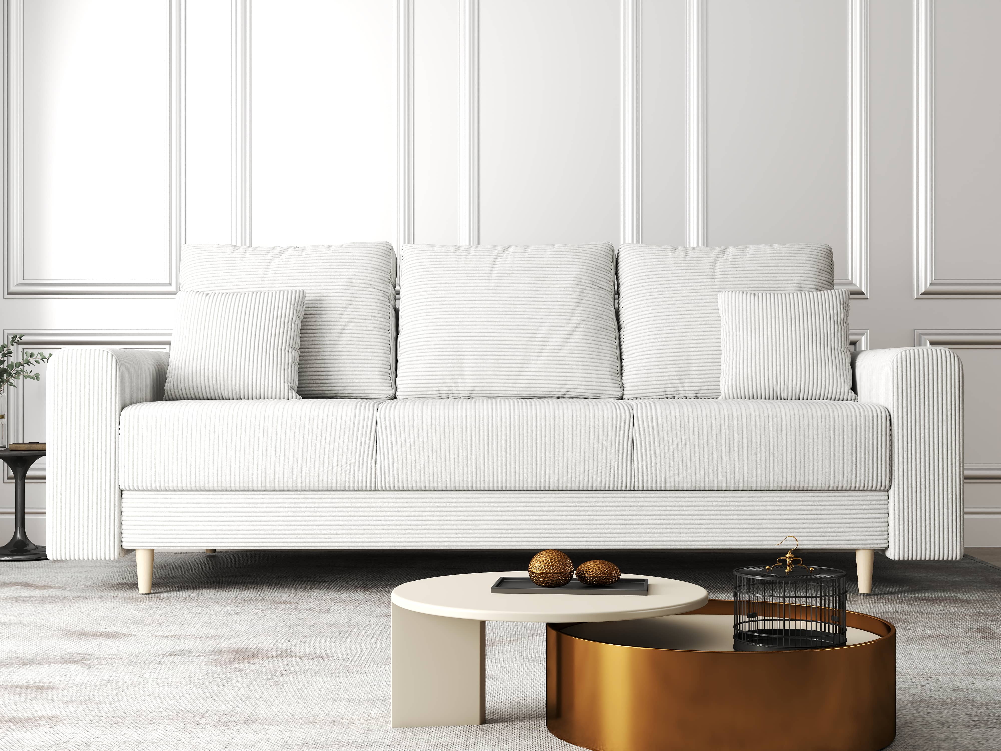 Canapea extensibilă dumonde cu ladă de depozitare si sezut confortabil din spuma HR, Kronos Zoom Gri 210x100 cm fabrica