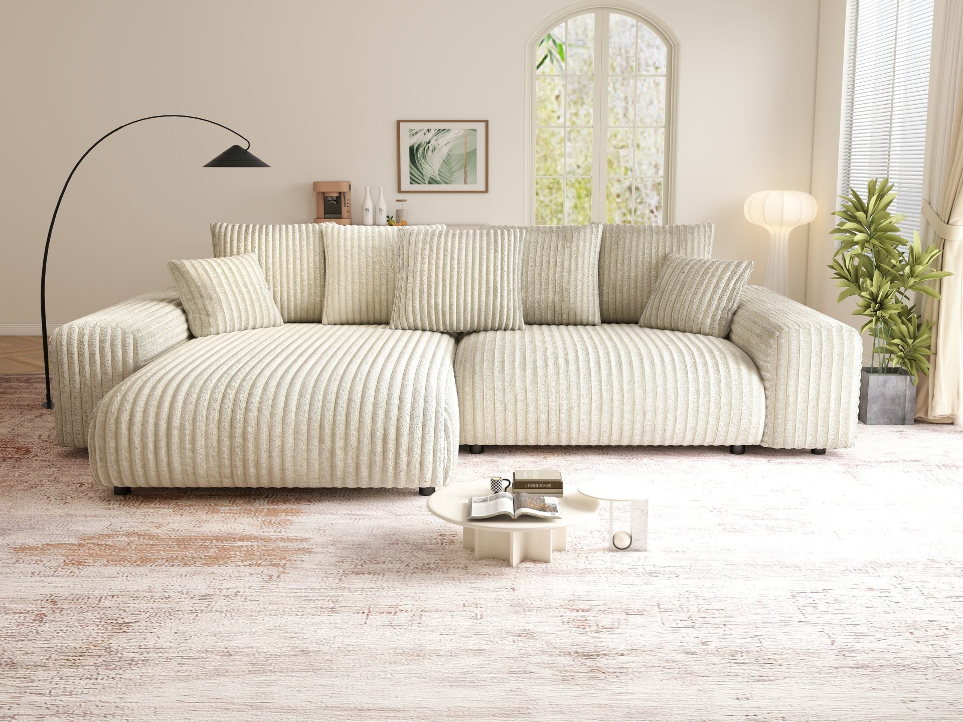 Canapea Dumonde Luma Small, Tilia 03-bej (ROP F331)