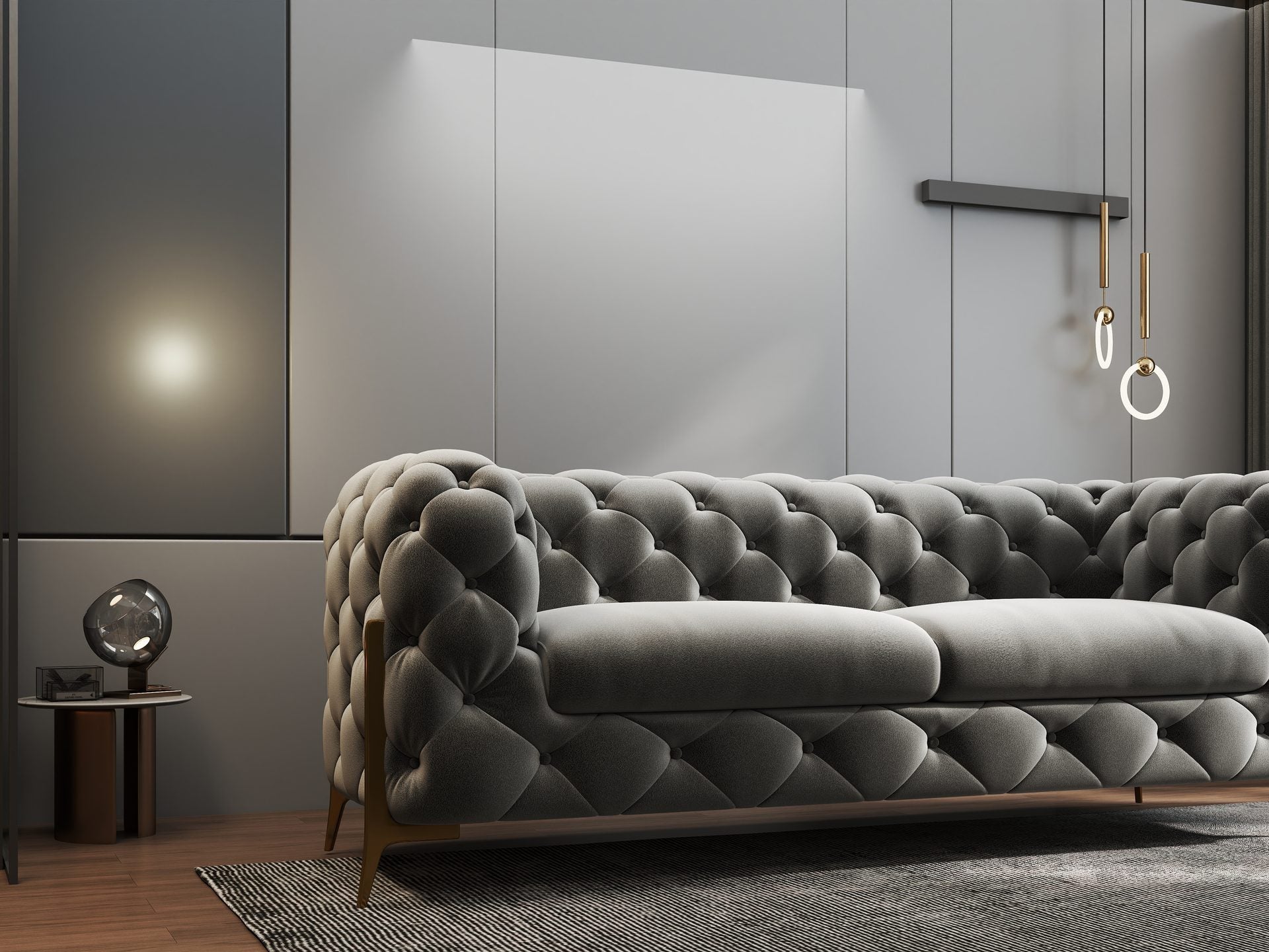 Canapea Dumonde Chelsea Bis SOFA 2. OS., ROYAL 27-gri (ROP A108)