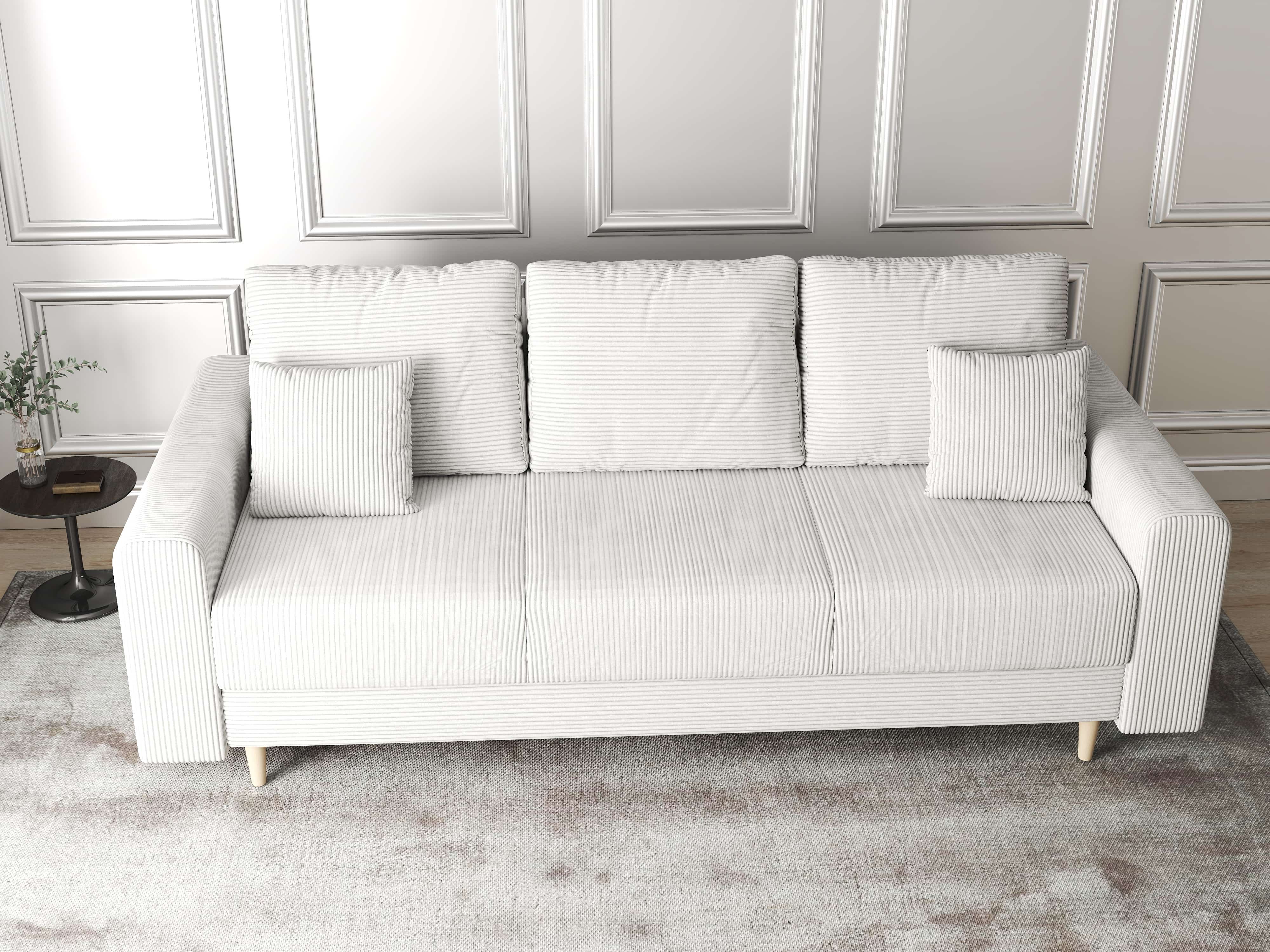 Canapea extensibilă dumonde cu ladă de depozitare si sezut confortabil din spuma HR, Kronos Zoom Gri 210x100 cm fabrica