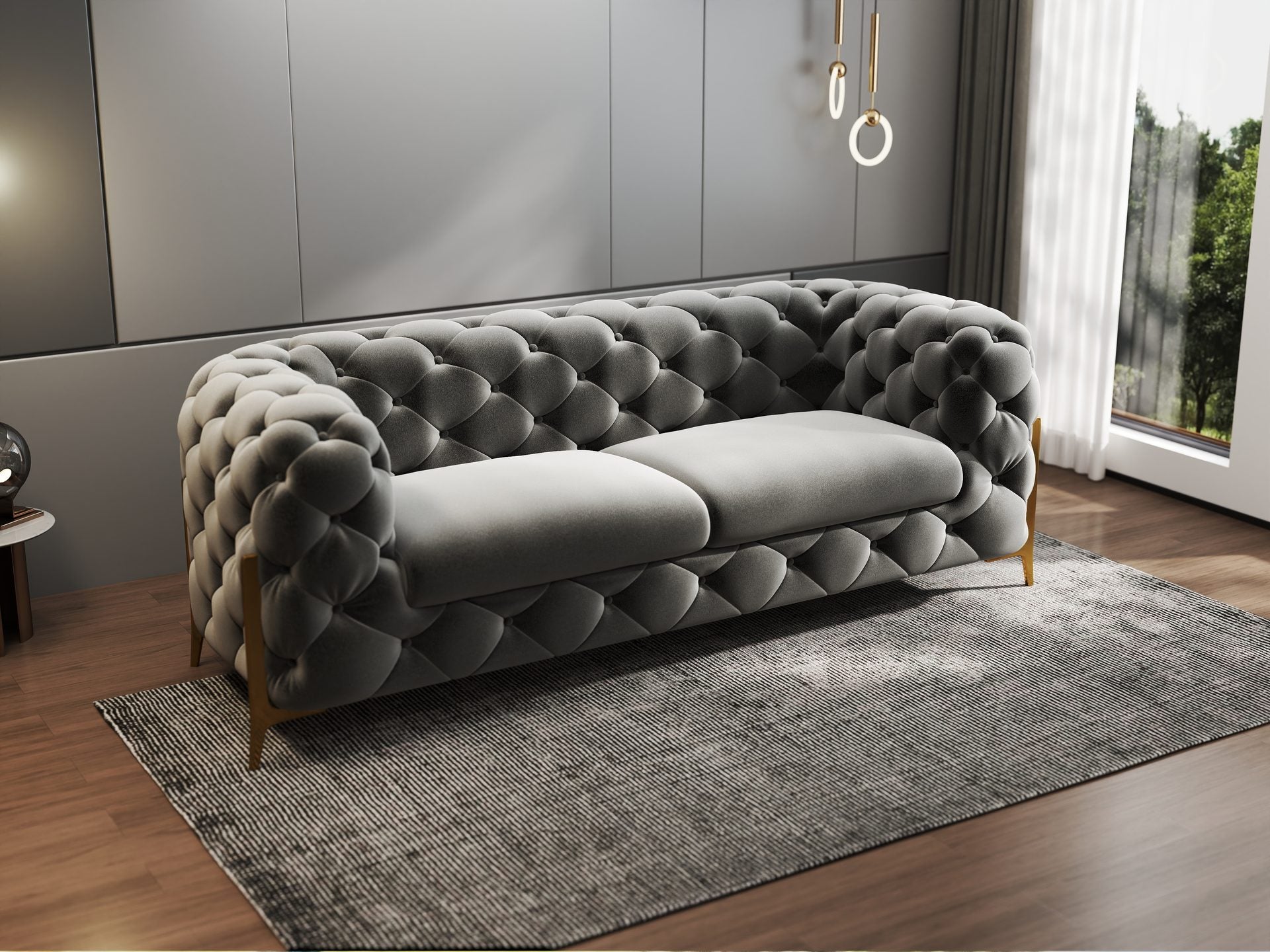 Canapea Dumonde Chelsea Bis SOFA 2.5 OS., ROYAL 27 -gri (ROP A109)
