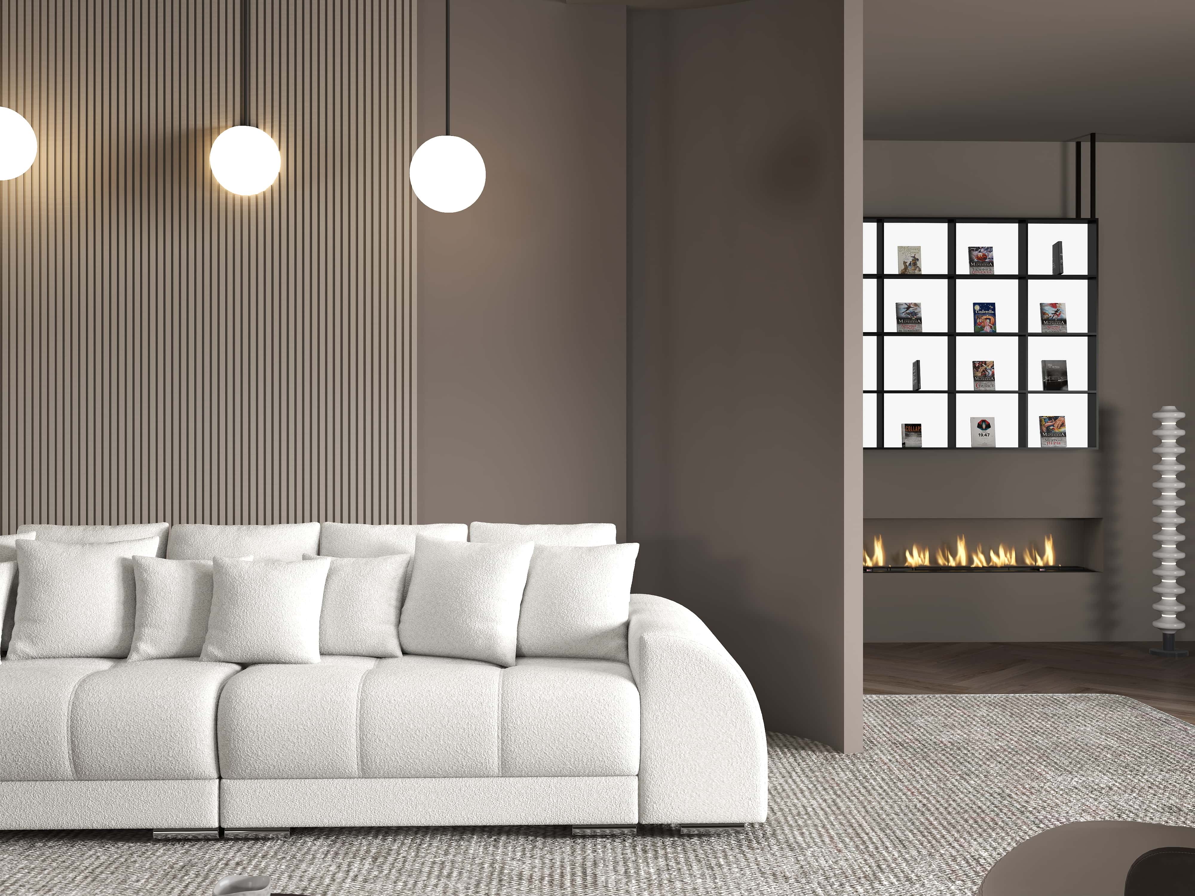 Canapea extensibilă dumonde cu 2 lăzi de depozitare si sezut confortabil din spuma HR, Verona Euphoria Ivory 310x100 cm Fabrica