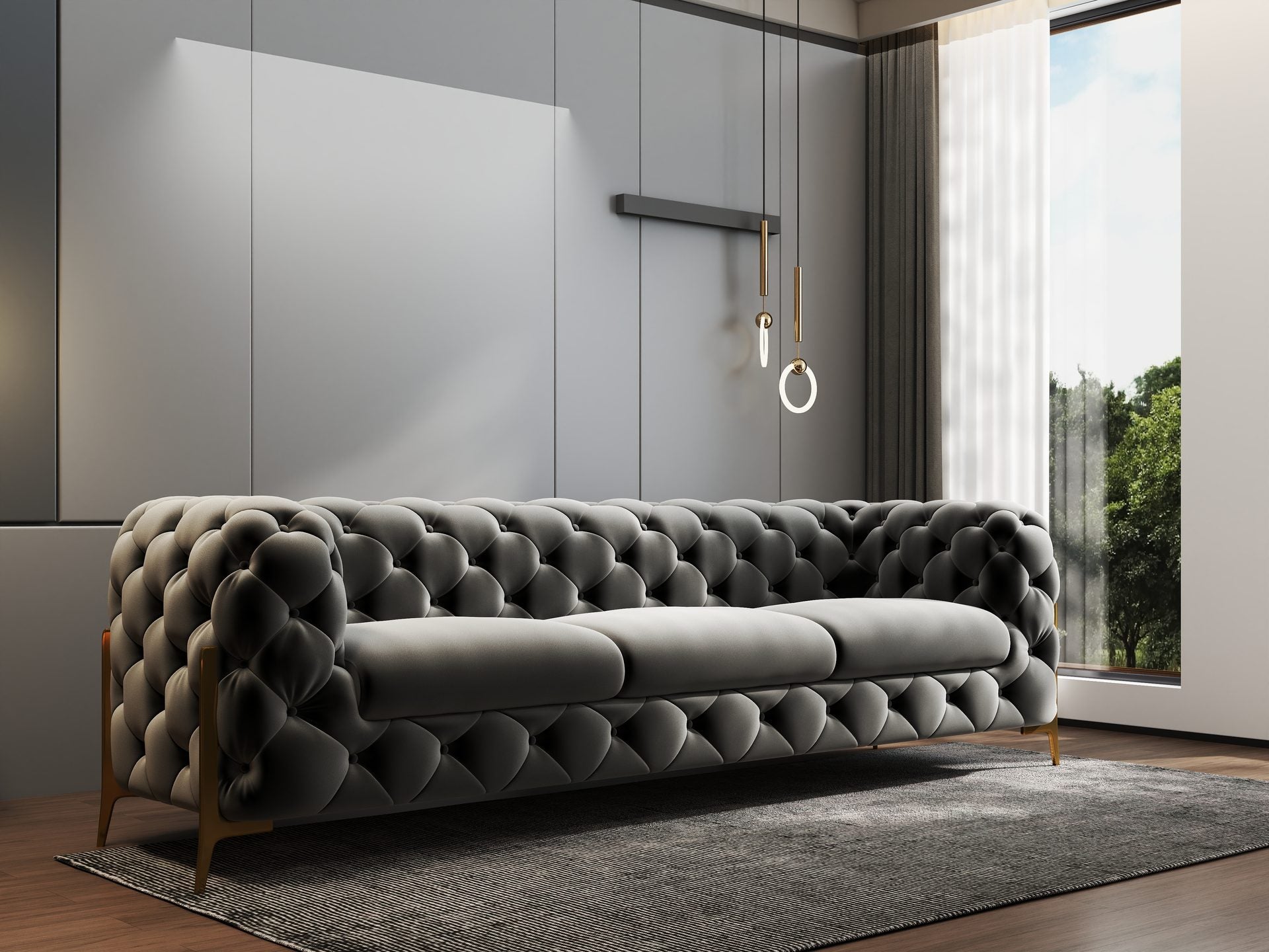 Canapea Dumonde Chelsea Bis SOFA 3. OS., ROYAL 27-gri (ROP A110)