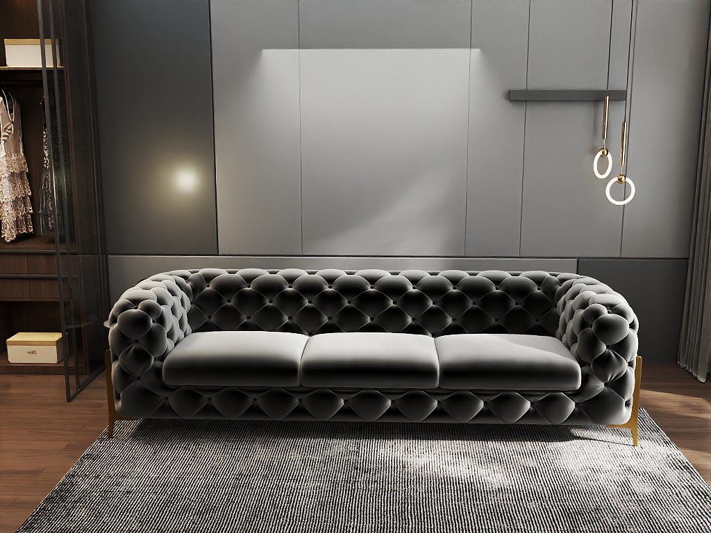 Canapea Dumonde Chelsea Bis SOFA 3. OS., ROYAL 27-gri (ROP A110)
