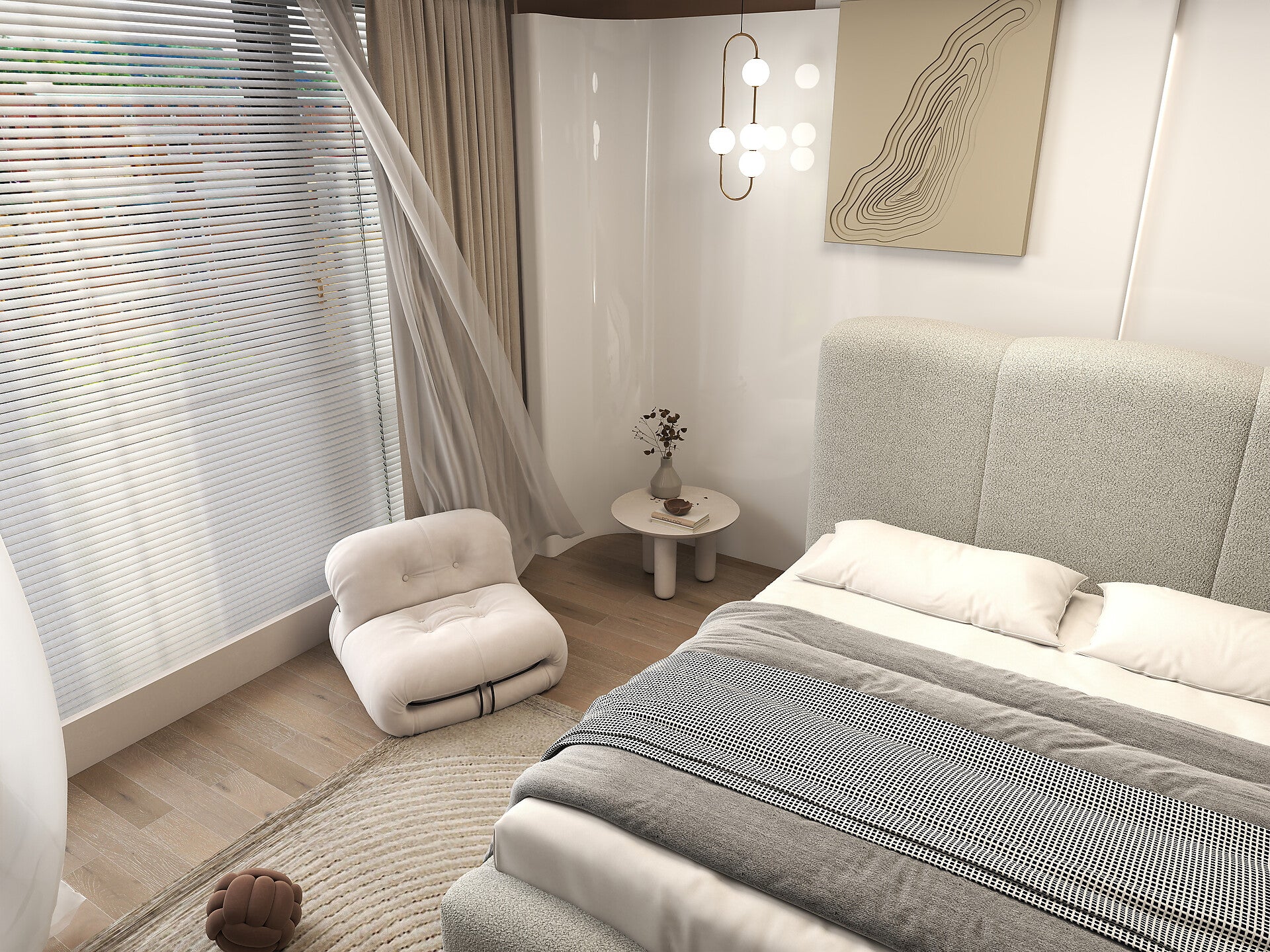 Pat dormitor dumonde, tapitat gri, Havana 160x200 cm, somiera rabatabila inclusa, spatiu depozitare