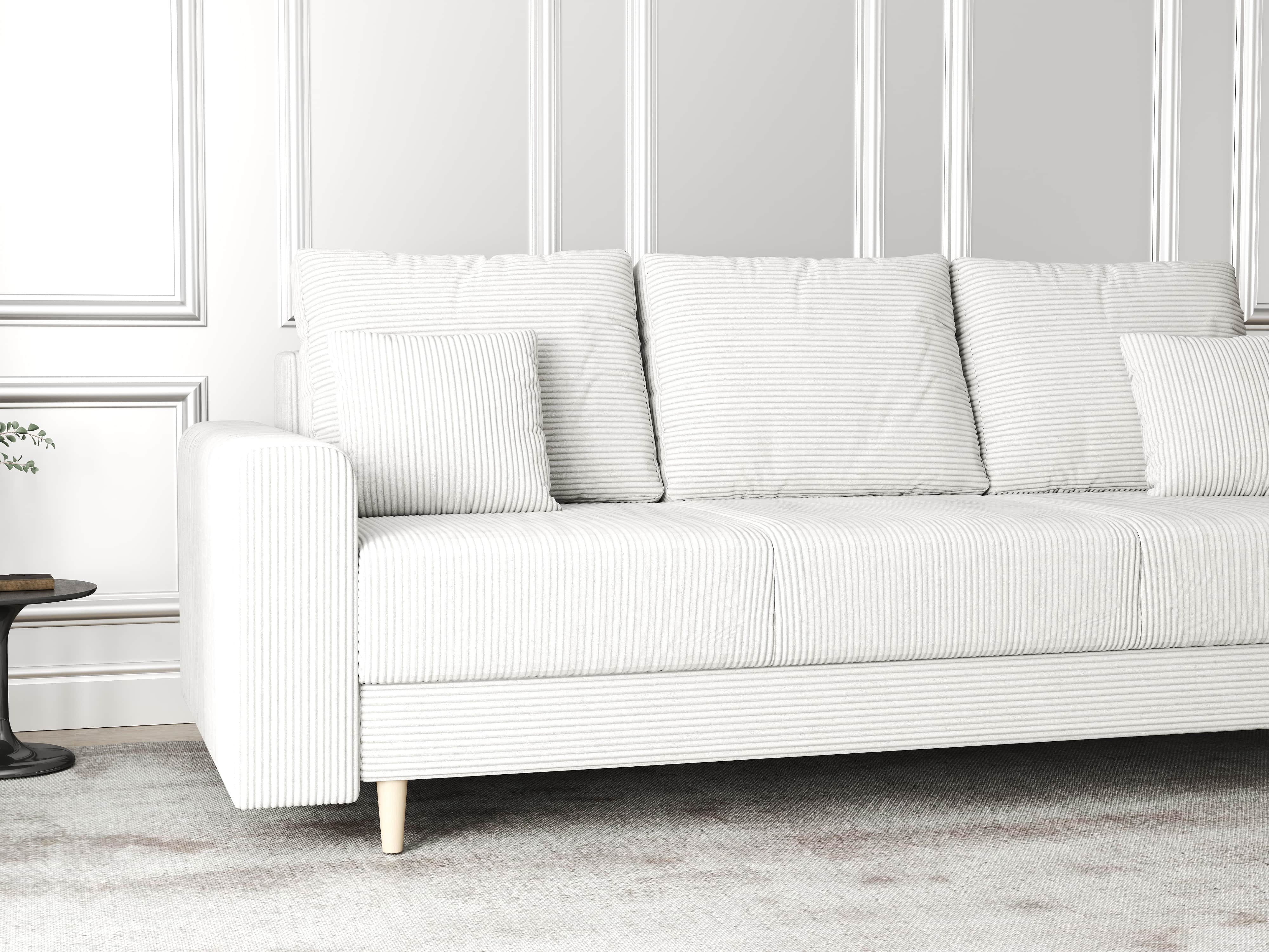 Canapea extensibilă dumonde cu ladă de depozitare si sezut confortabil din spuma HR, Kronos Zoom Gri 210x100 cm fabrica