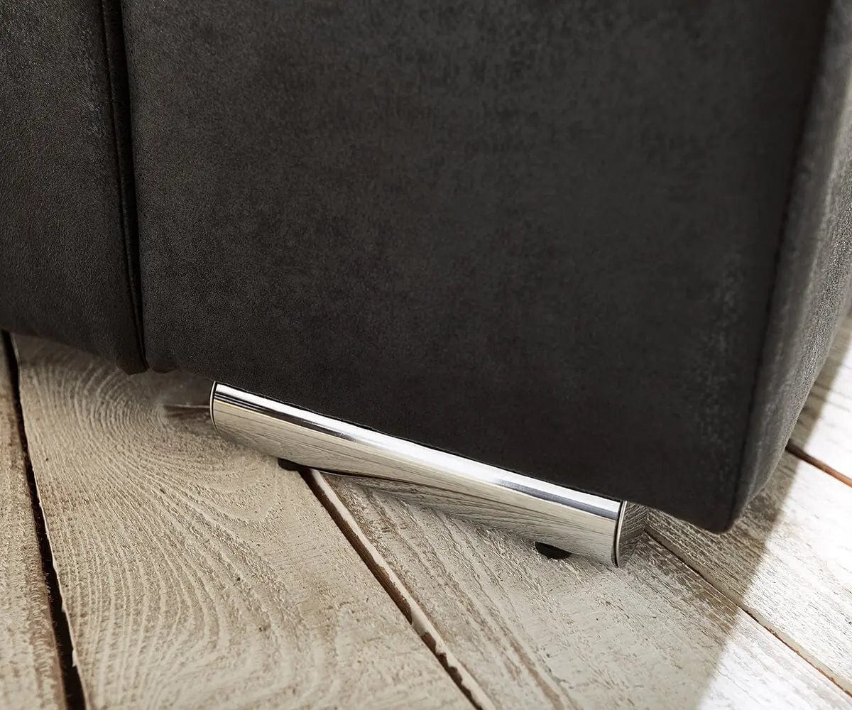 Canapea extensibilă dumonde cu ladă de depozitare si sezut confortabil din spuma HR, Marbela Madagaskar Grey XXL 295x100 cm