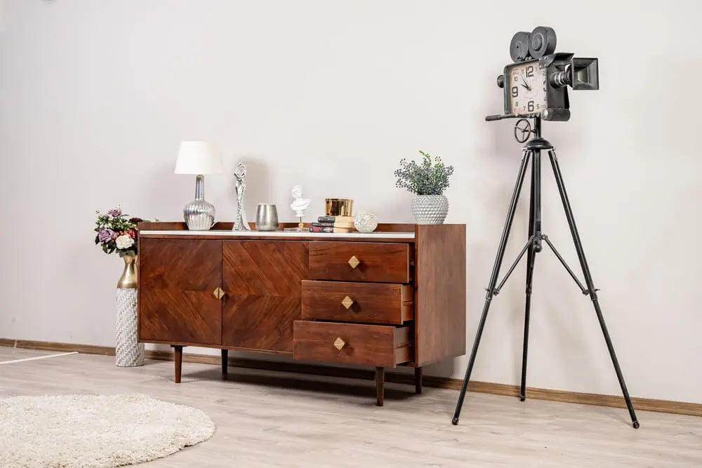 Comodă Dado din lemn de acacia 150 x 45 x 75 cm AMB