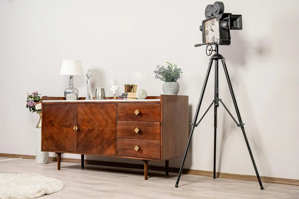 Comodă Dado din lemn de acacia 150 x 45 x 75 cm AMB