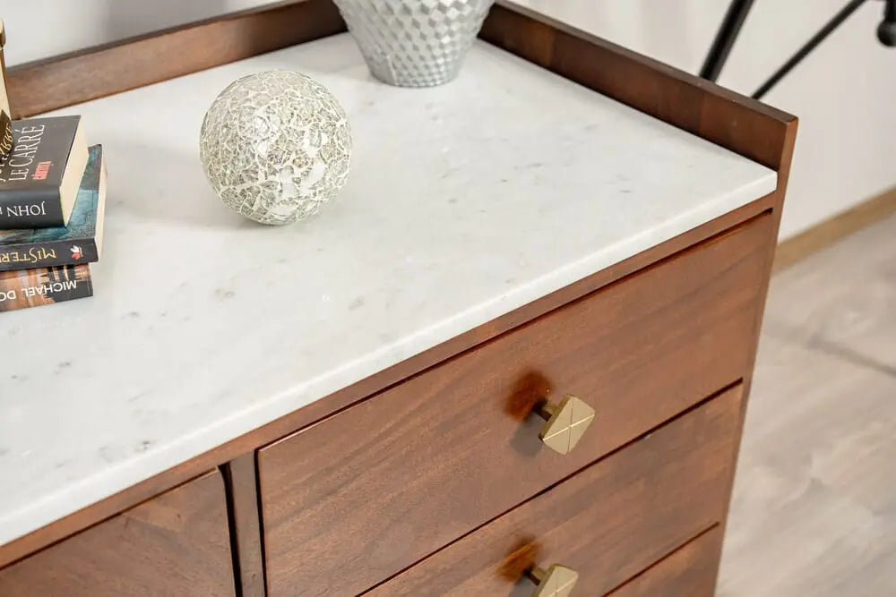 Comodă Dado din lemn de acacia 150 x 45 x 75 cm AMB