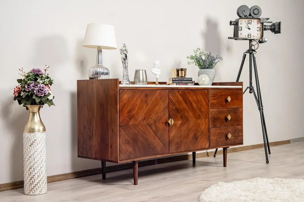 Comodă Dado din lemn de acacia 150 x 45 x 75 cm AMB