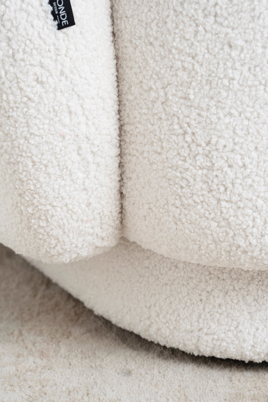 Fotoliu dumonde tapitat Gri modern Dante 85x88cm ULK