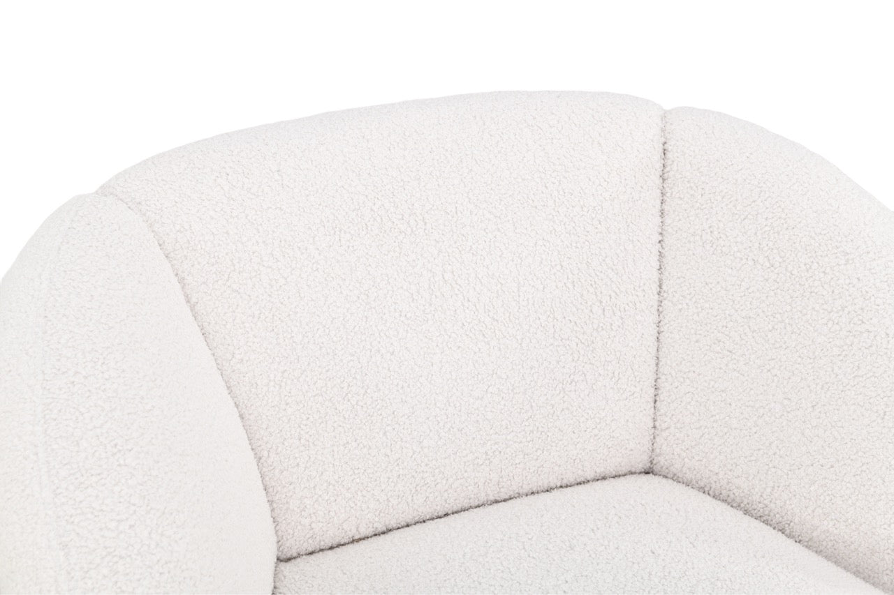 Fotoliu dumonde tapitat Gri modern Dante 85x88cm ULK