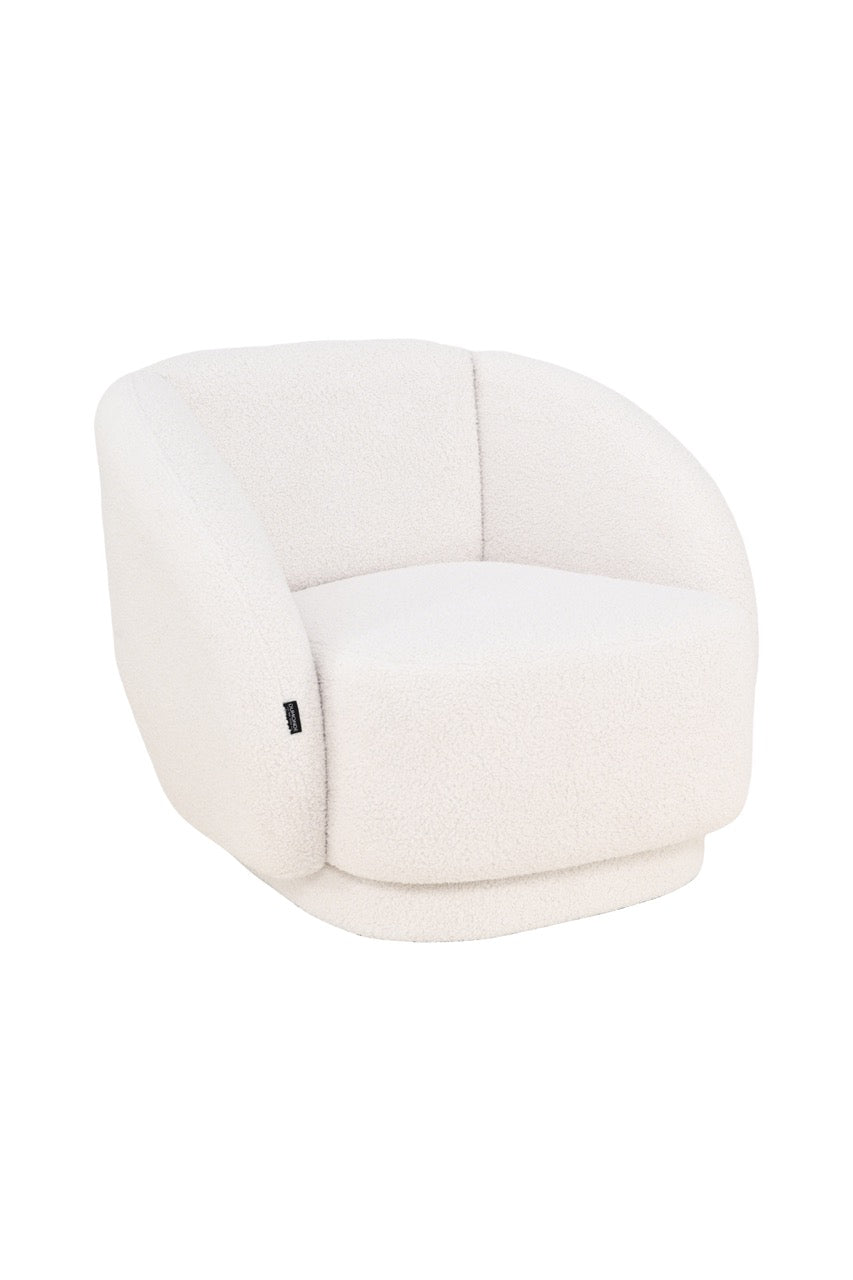 Fotoliu dumonde tapitat Gri modern Dante 85x88cm ULK