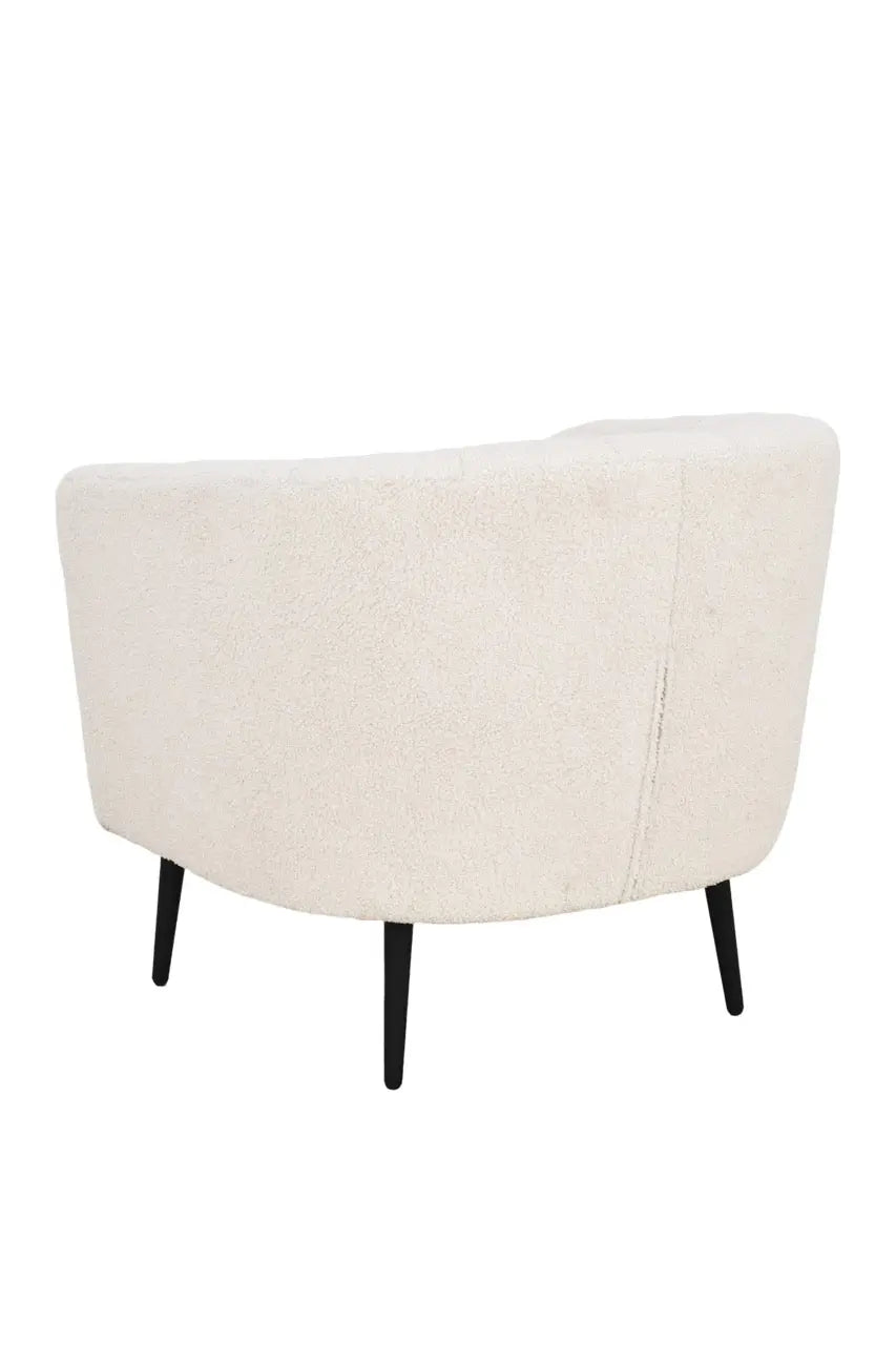 Fotoliu dumonde tapitat Bej modern Diego 75x78cm ULK