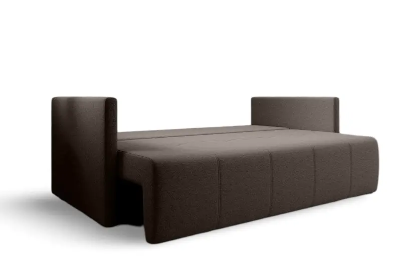 Canapea extensibilă dumonde cu ladă de depozitare si sezut confortabil din spuma HR, Malta Kaki 210x100 cm Fabrica