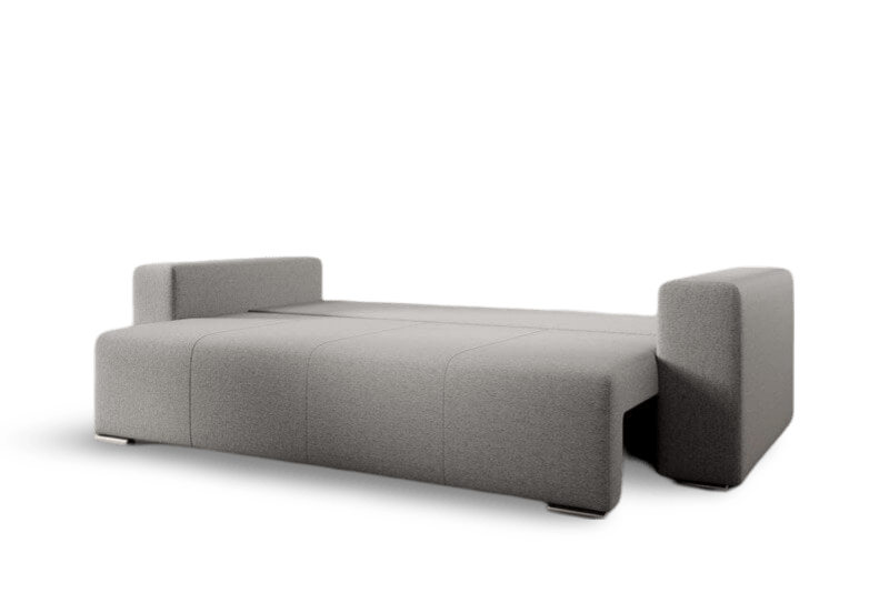 Canapea extensibilă dumonde cu ladă de depozitare si sezut confortabil din spuma HR, Marbela New Grey 245x100 cm Fabrica