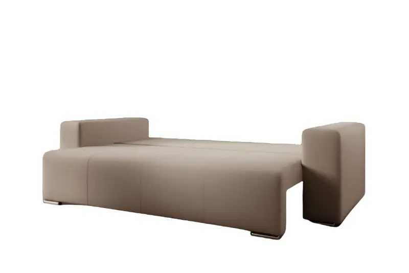 Canapea extensibilă dumonde cu ladă de depozitare si sezut confortabil din spuma HR, Marbela Bej 245x100 cm Fabrica
