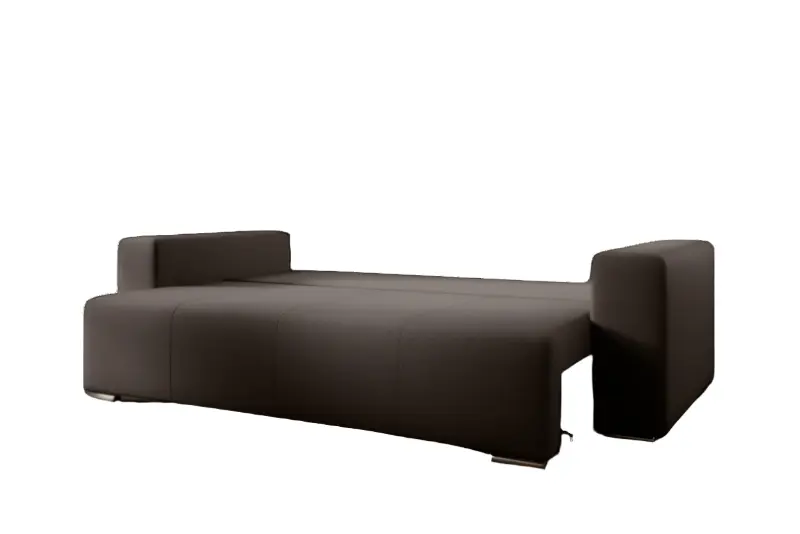 Canapea extensibilă dumonde cu ladă de depozitare si sezut confortabil din spuma HR, Marbela Kaki 245x100 cm Fabrica