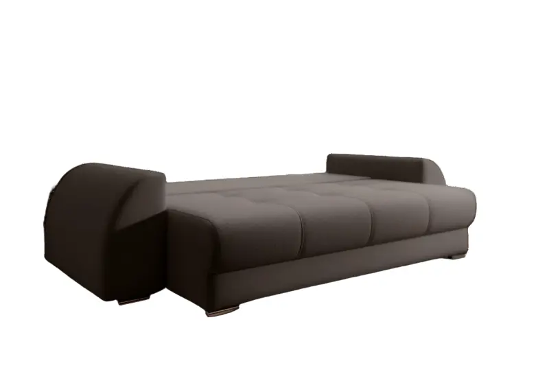Canapea extensibilă dumonde cu ladă de depozitare si sezut confortabil din spuma HR, Verona Kaki 260x100 cm Fabrica