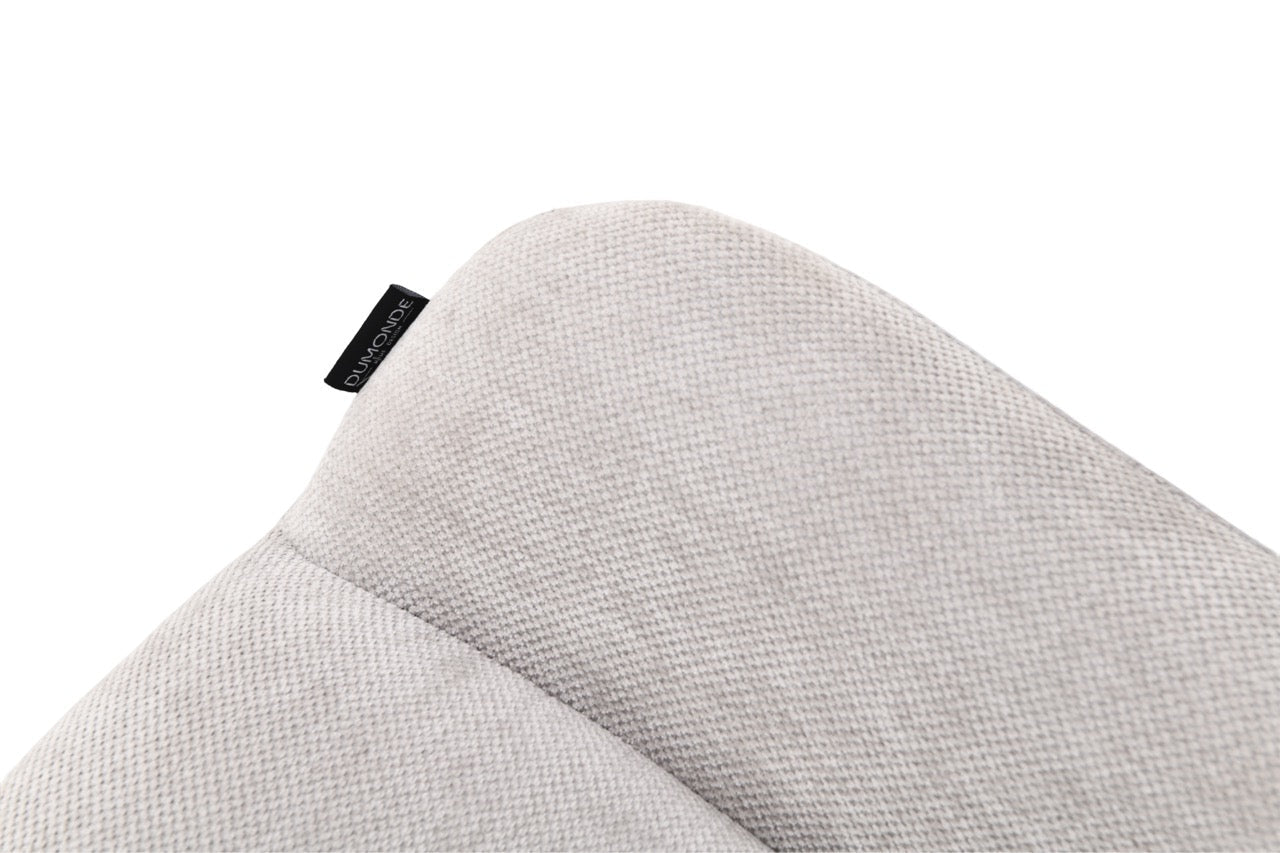 Fotoliu dumonde tapitat Gri modern Enzo 76x70cm ULK