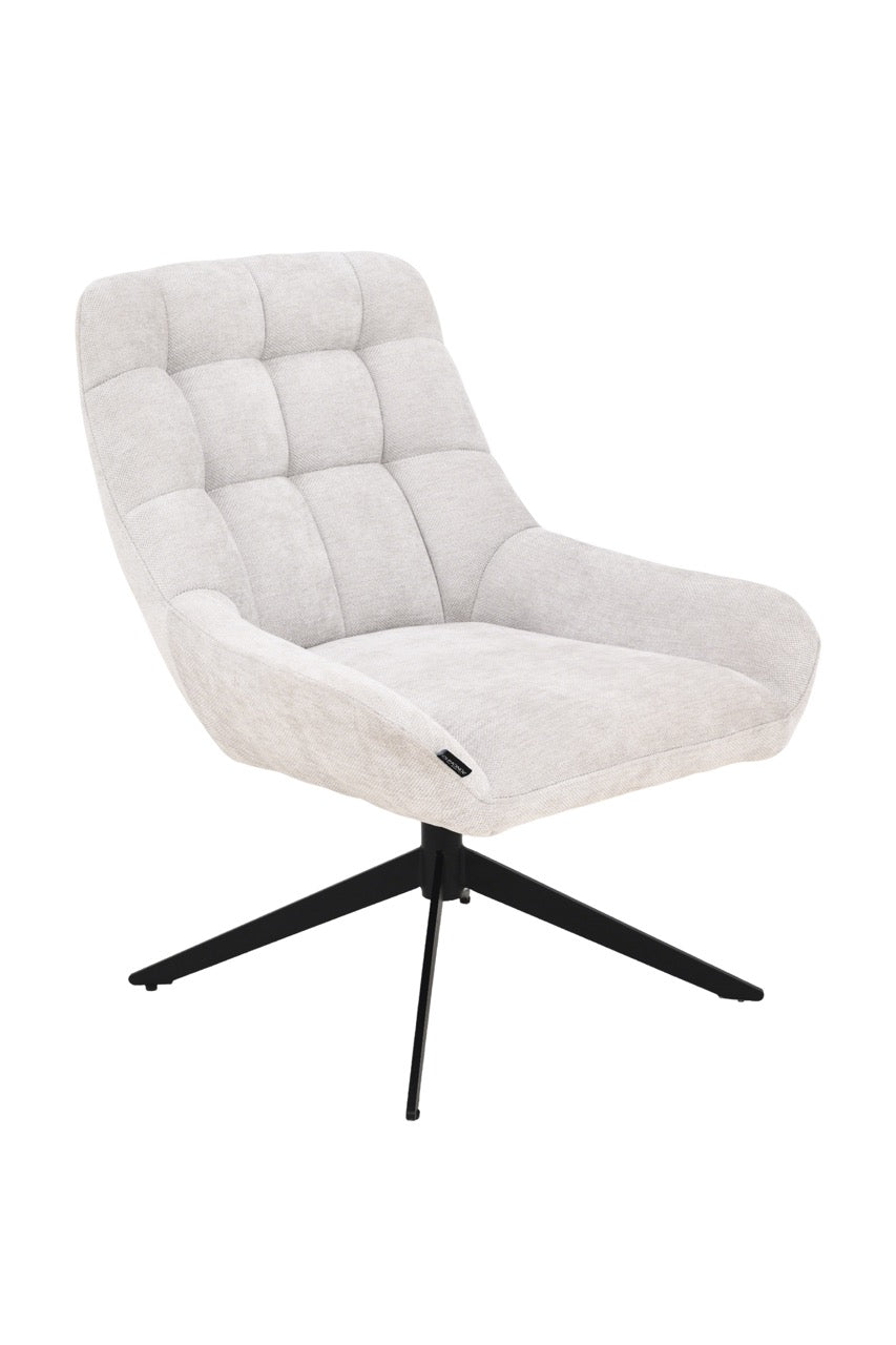 Fotoliu dumonde tapitat Gri modern Enzo 76x70cm ULK