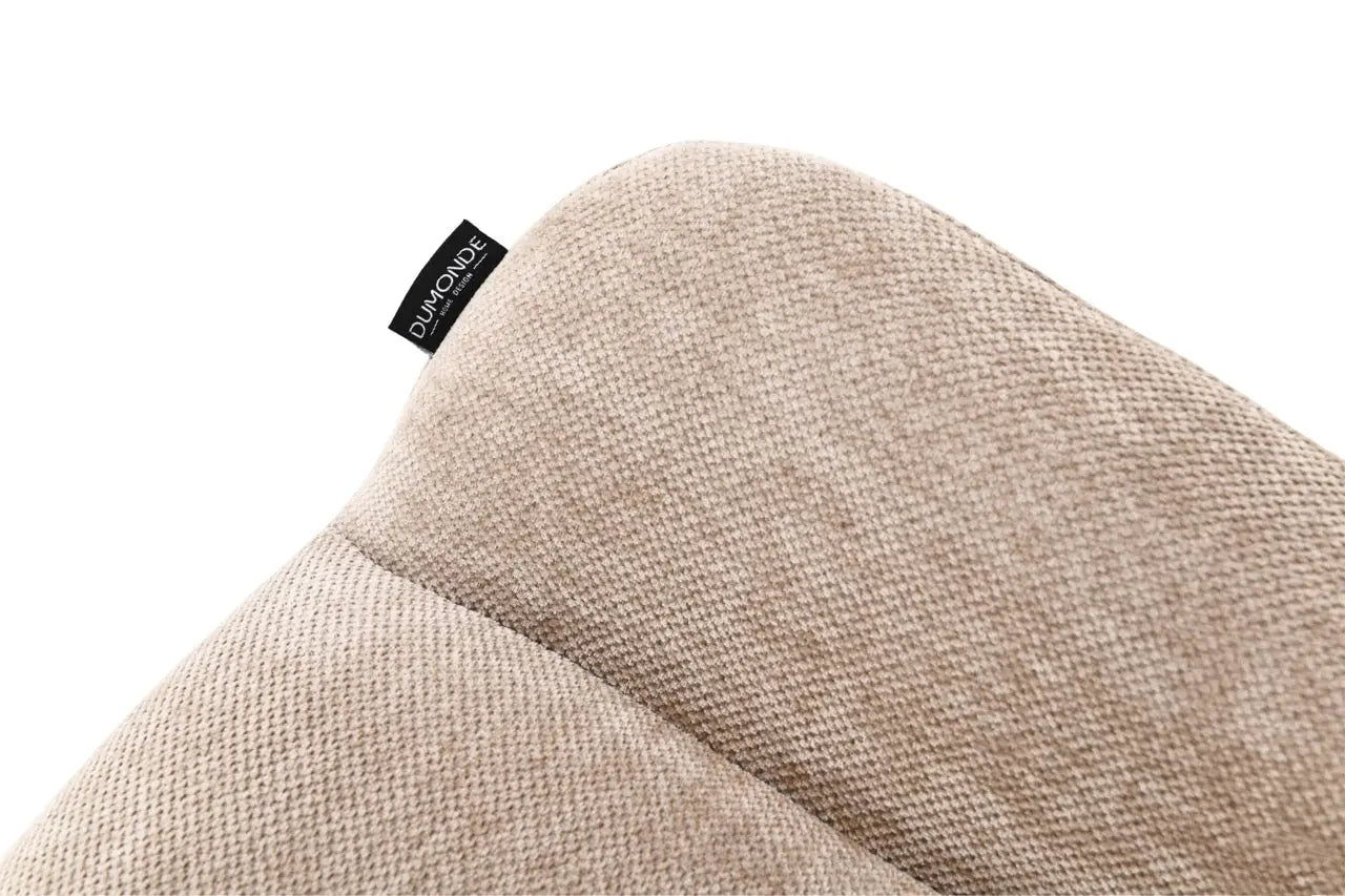 Fotoliu dumonde tapitat Bej modern Enzo 76x70cm ULK