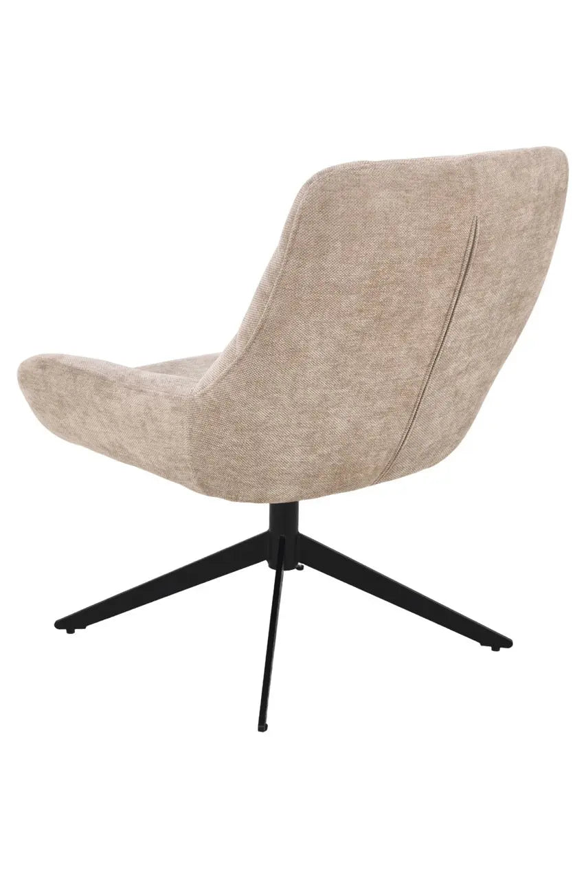 Fotoliu dumonde tapitat Bej modern Enzo 76x70cm ULK