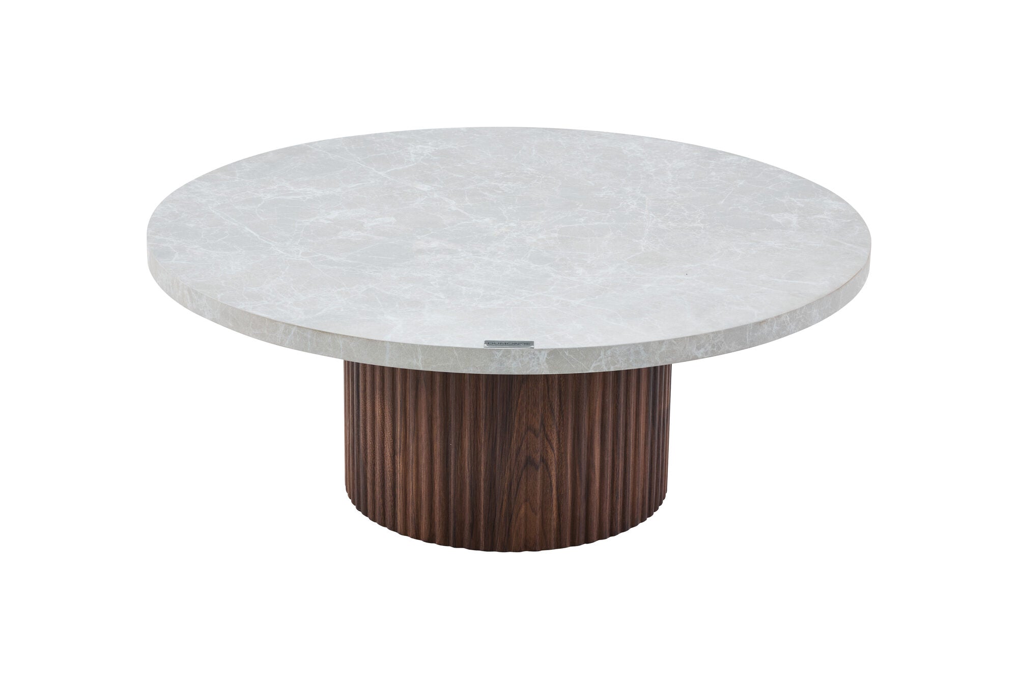 Set 2 mese dumonde picioare metalice si blat ceramic si blat MDF Nexo 60x60 cm